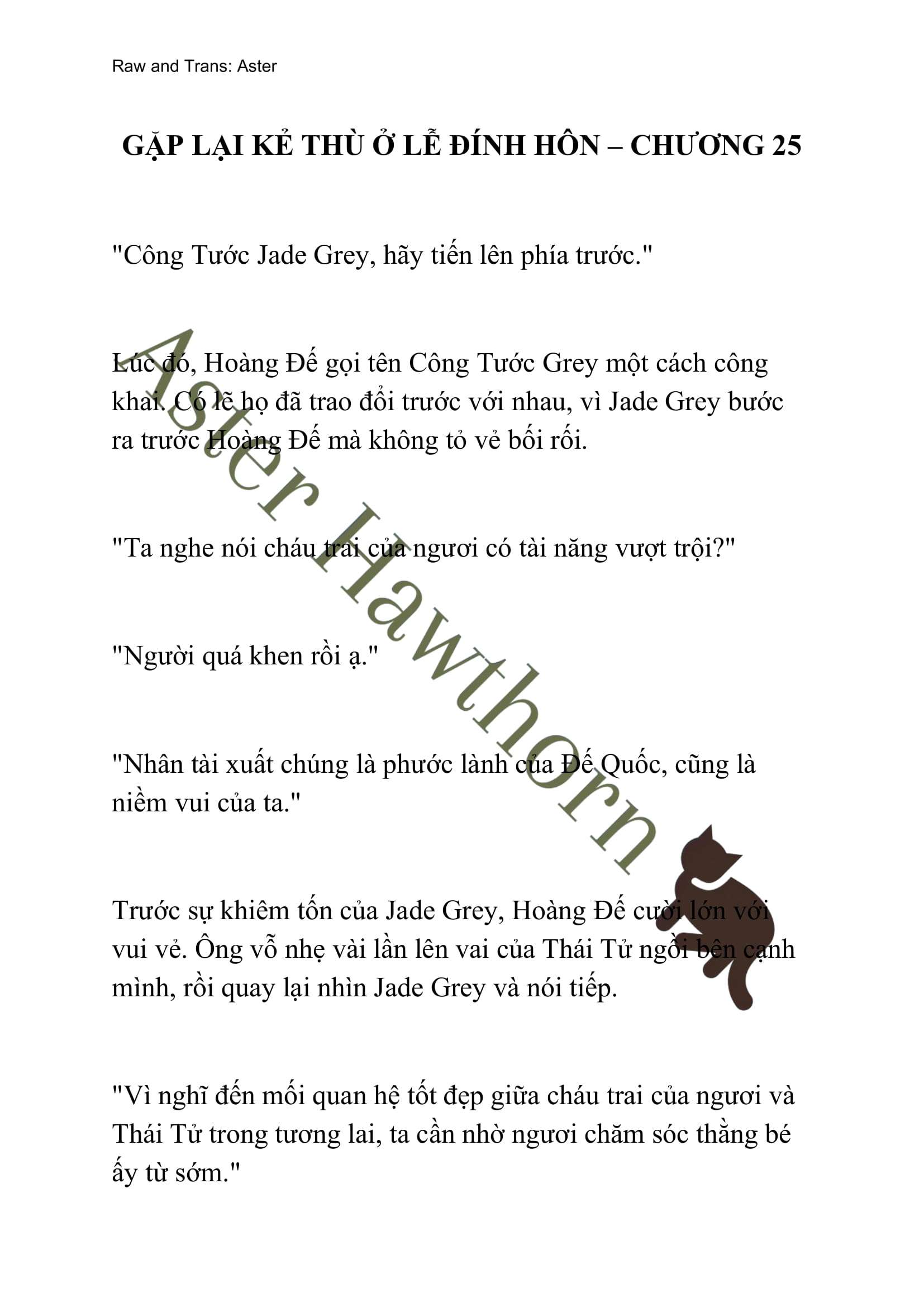 [NOVEL] Gặp Lại Kẻ Thù Ở Lễ Đính Hôn Chap 25 - Trang 2