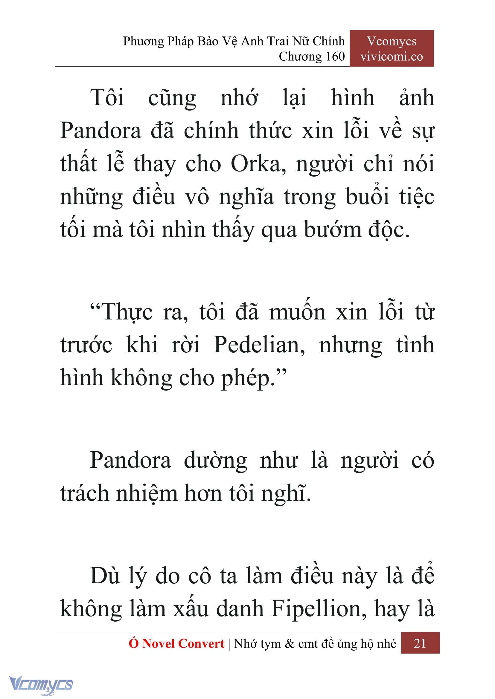 [Novel] Phương Pháp Bảo Vệ Anh Trai Nữ Chính Chap 160 - Trang 2