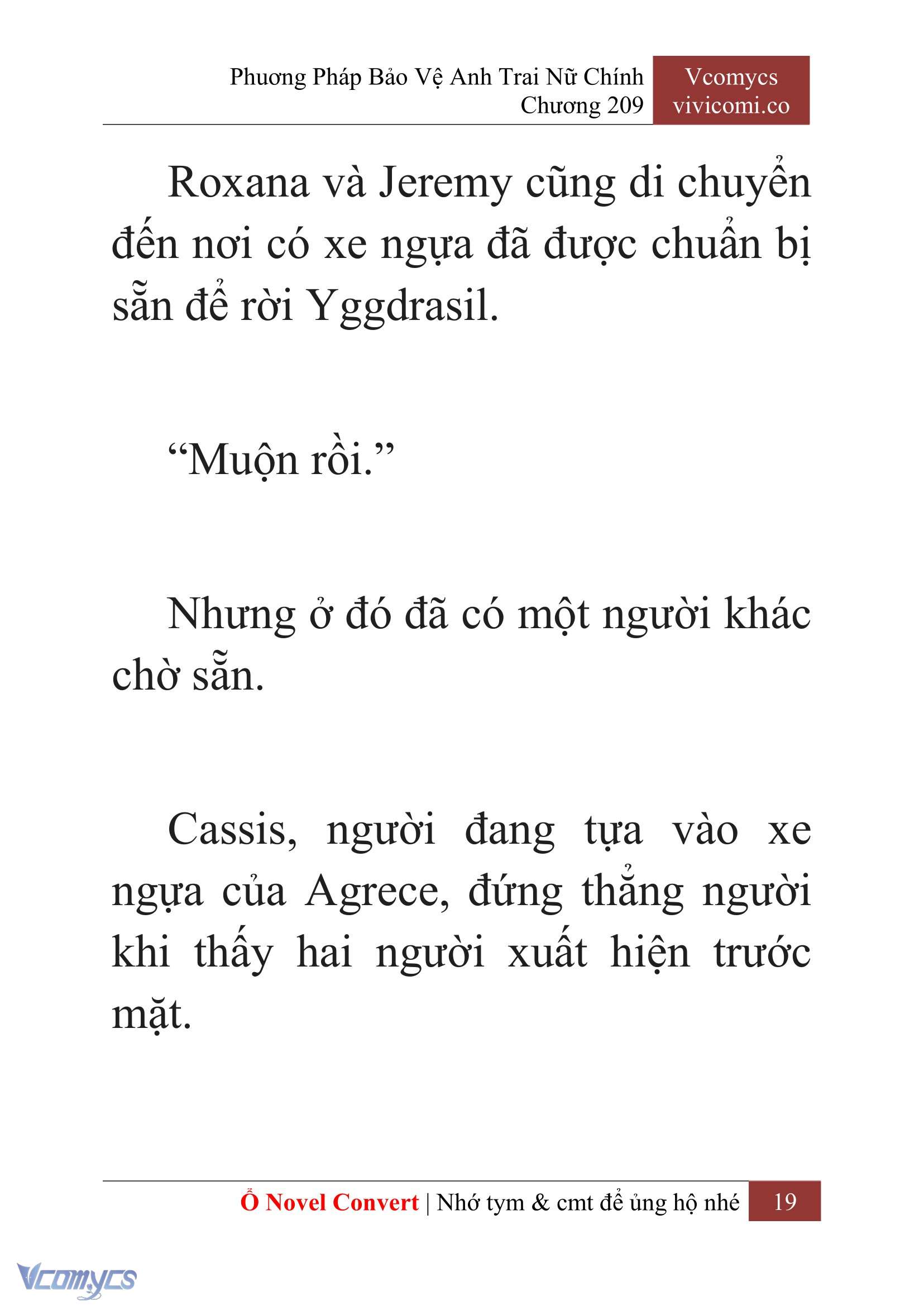 [Novel] Phương Pháp Bảo Vệ Anh Trai Nữ Chính Chap 209 - Trang 2