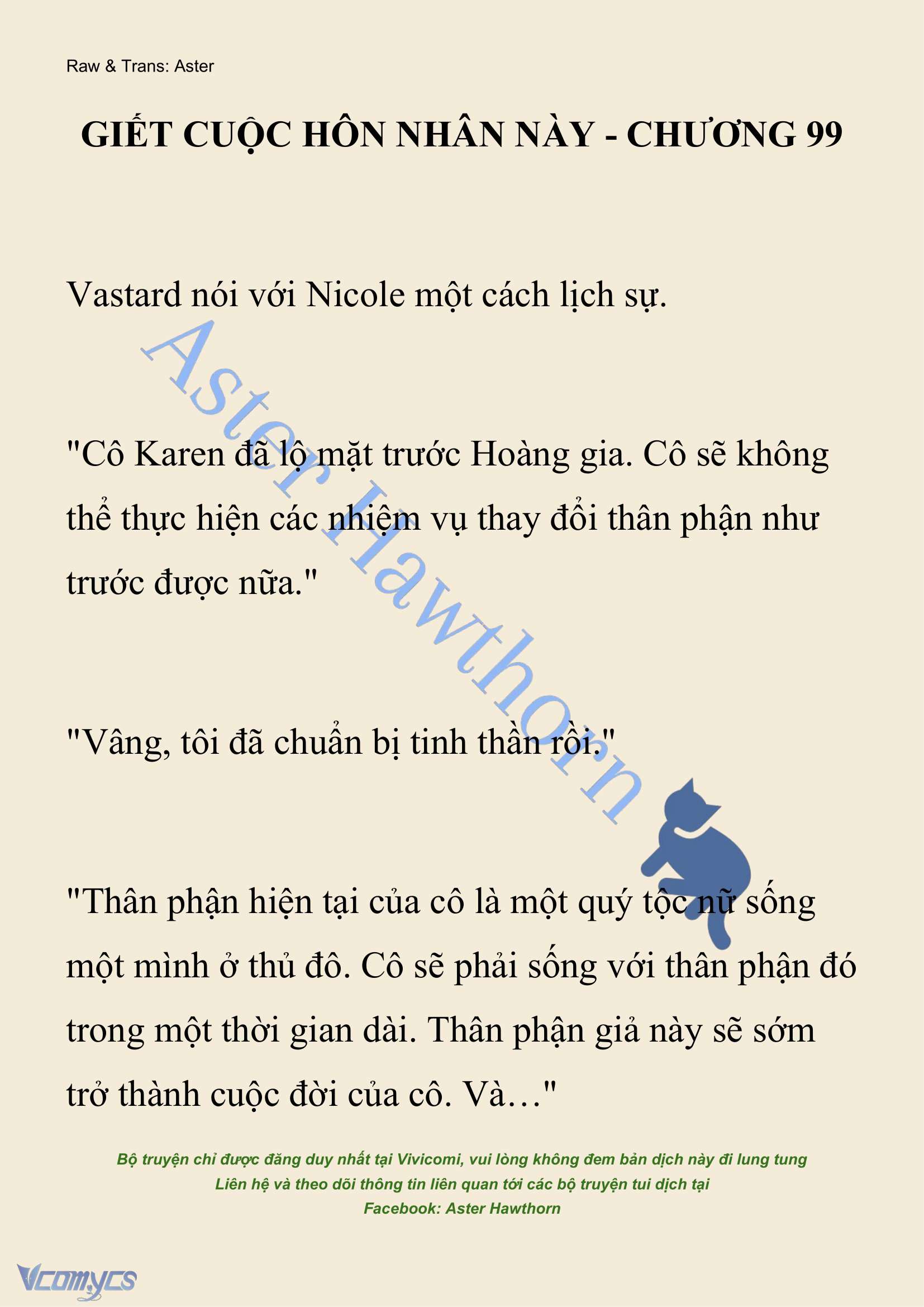 [NOVEL] Giết Cuộc Hôn Nhân Này Chap 99 - Trang 2