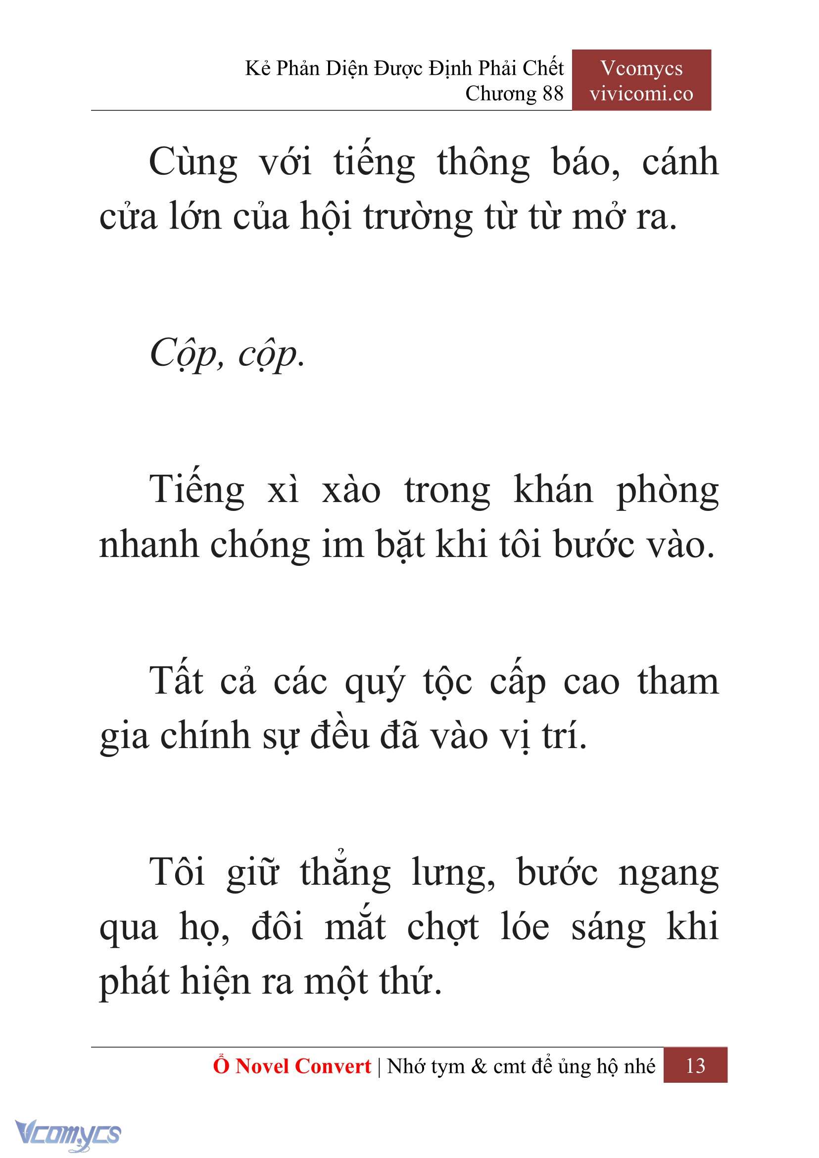 [Novel] Kẻ Phản Diện Được Định Phải Chết Chap 88 - Trang 2