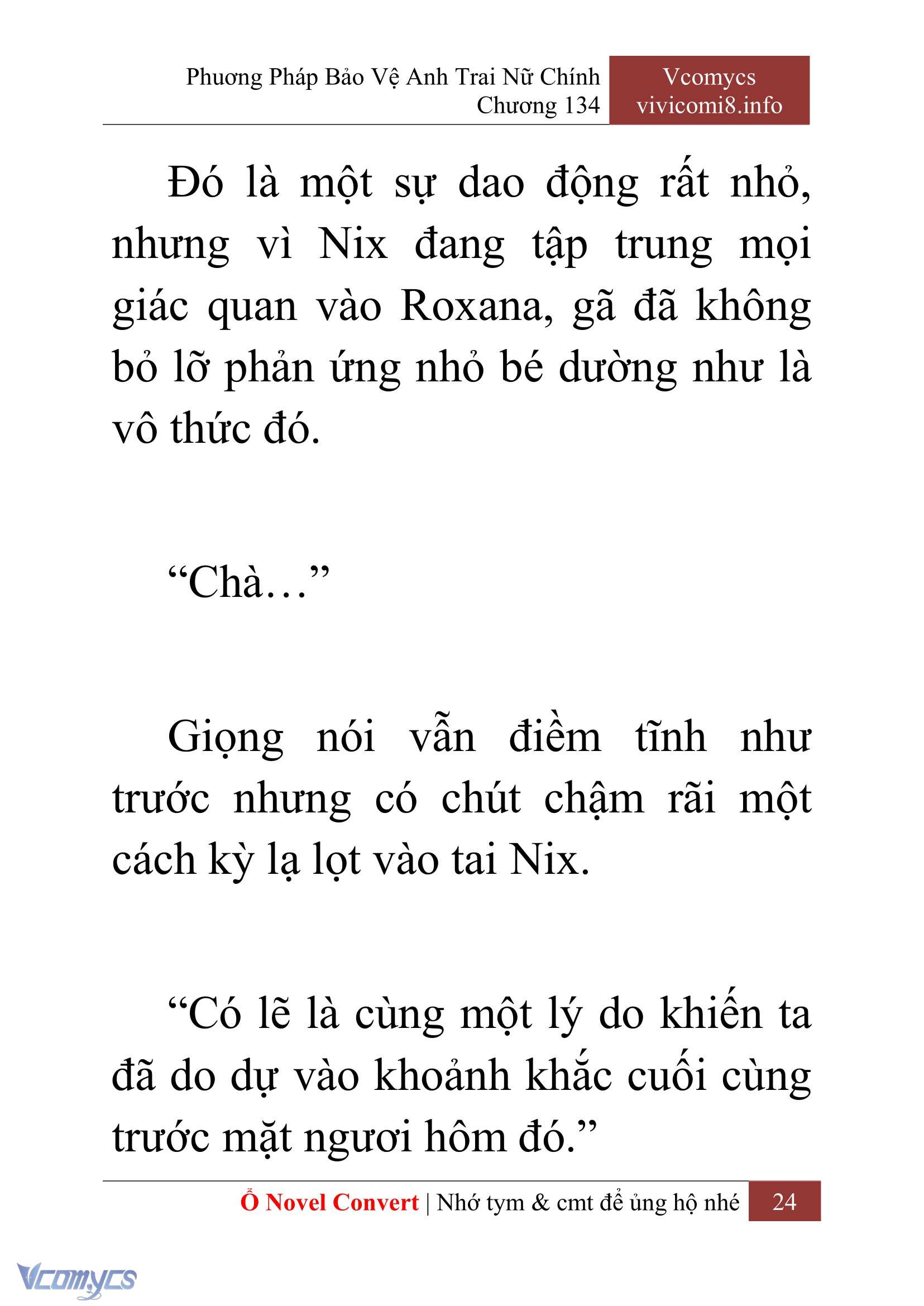 [Novel] Phương Pháp Bảo Vệ Anh Trai Nữ Chính Chap 134 - Trang 2