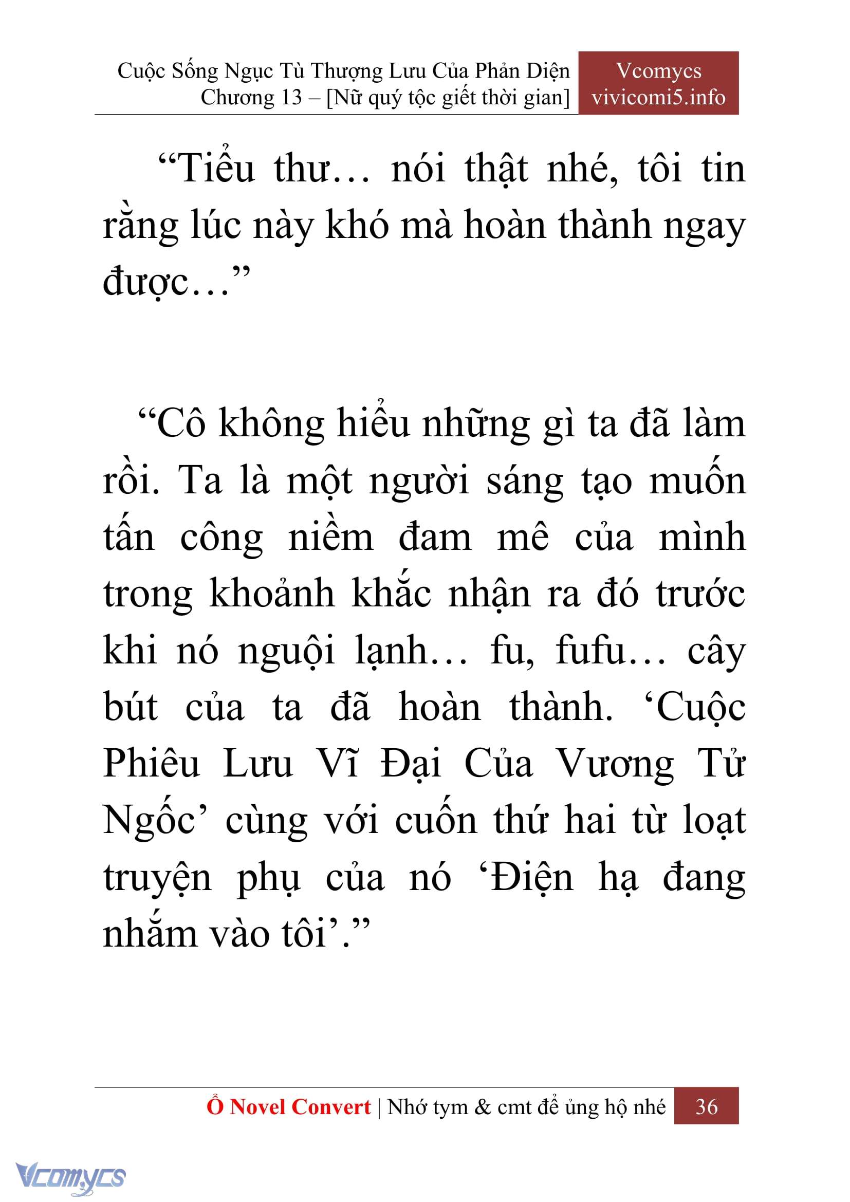 [Novel] Cuộc Sống Ngục Tù Thượng Lưu Của Nhân Vật Phản Diện Chap 13 - Trang 2
