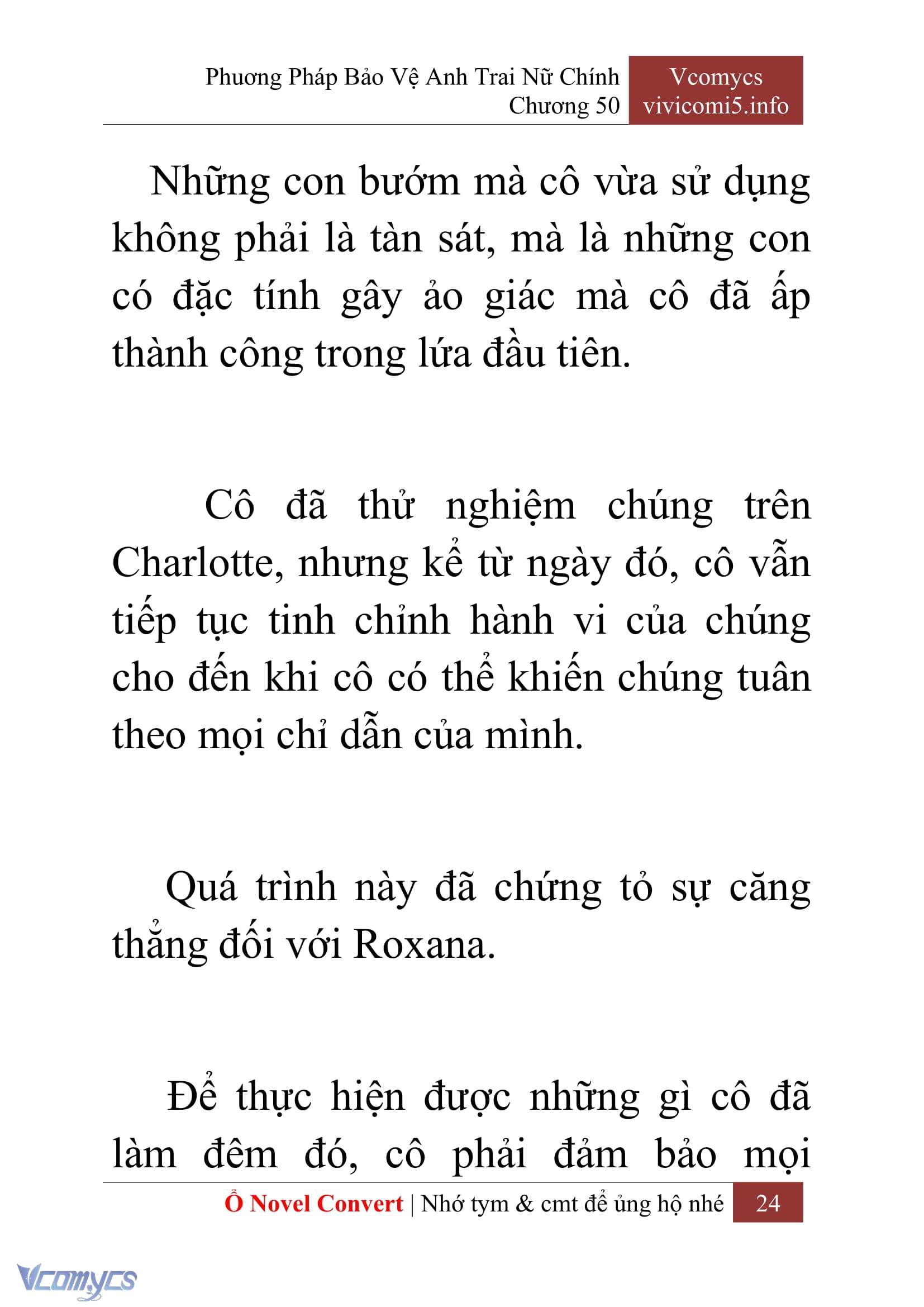 [Novel] Phương Pháp Bảo Vệ Anh Trai Nữ Chính Chap 50 - Trang 2