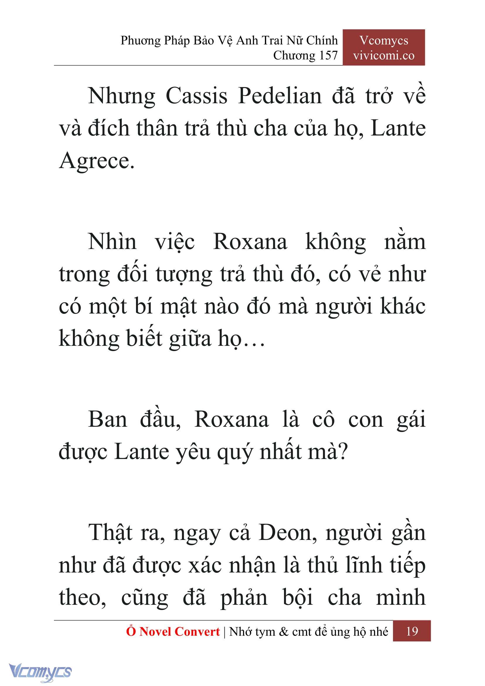 [Novel] Phương Pháp Bảo Vệ Anh Trai Nữ Chính Chap 157 - Trang 2