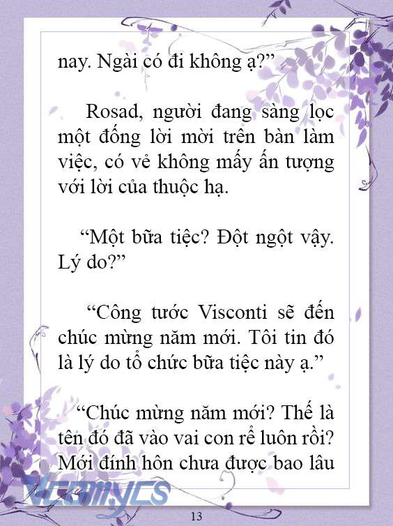 [Novel] Làm Ác Nữ Bộ Không Tốt Sao? Chap (NT3) - Trang 2