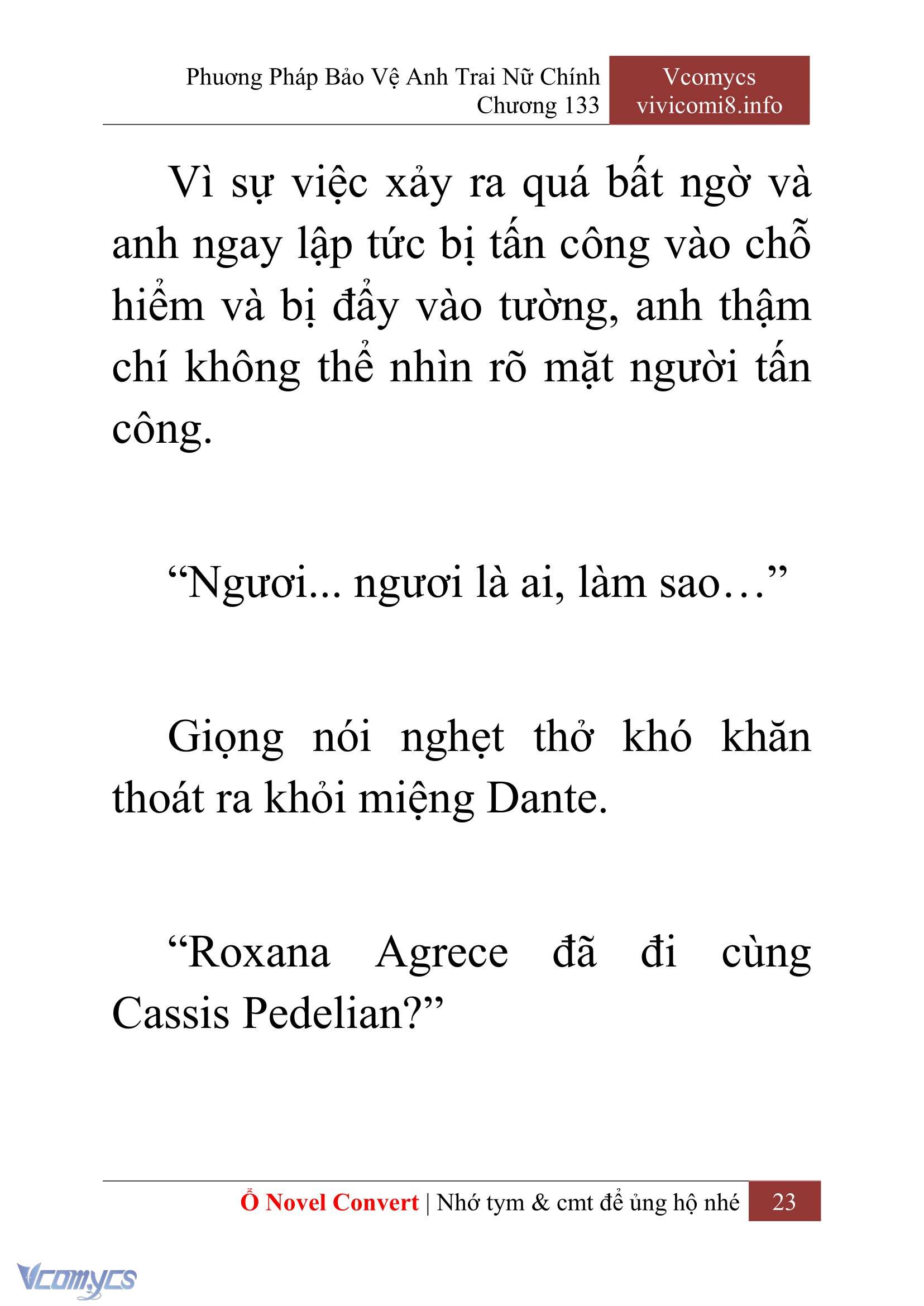 [Novel] Phương Pháp Bảo Vệ Anh Trai Nữ Chính Chap 133 - Trang 2