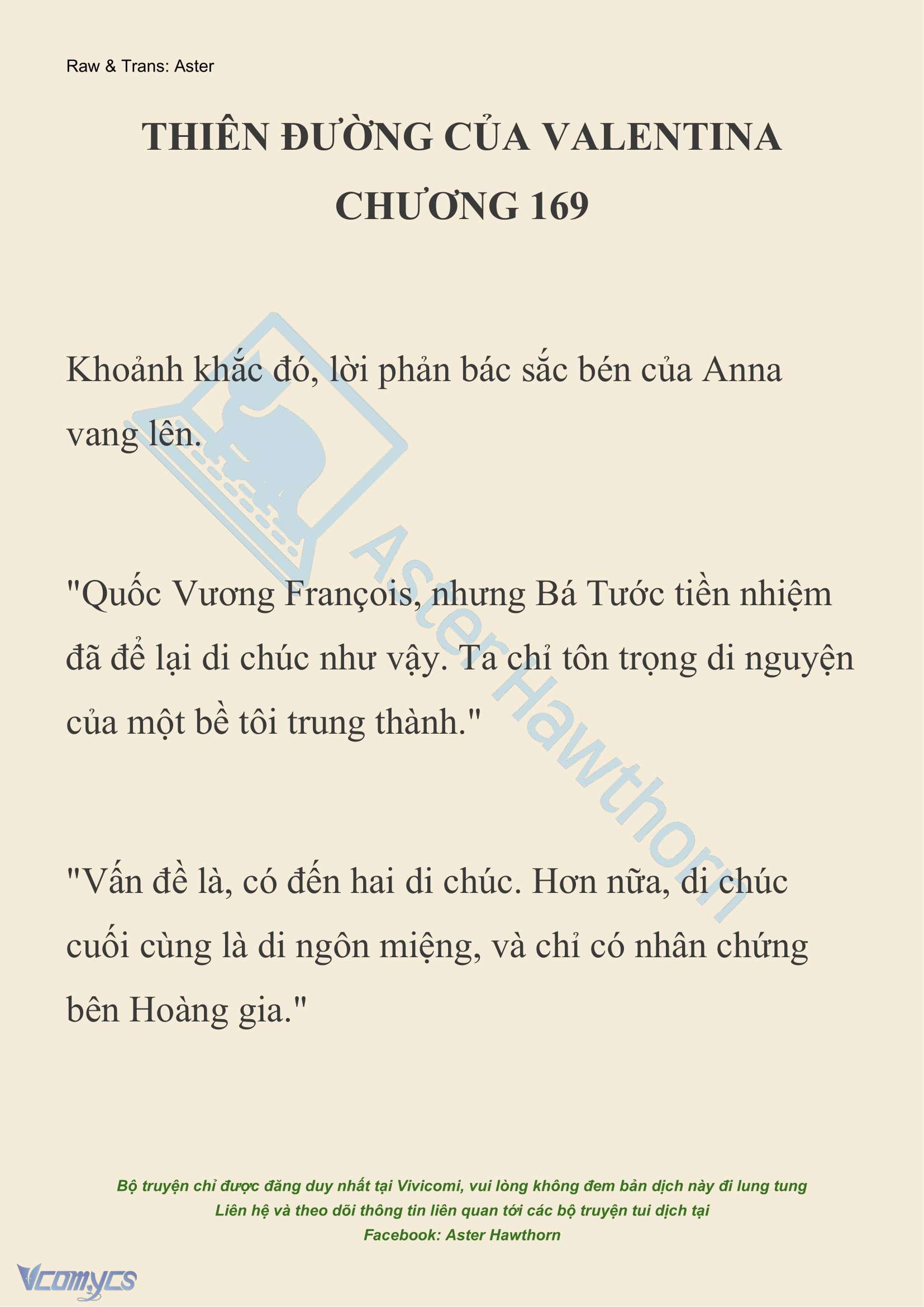[NOVEL] Thiên Đường Của Valentina Chap 169 - Trang 2