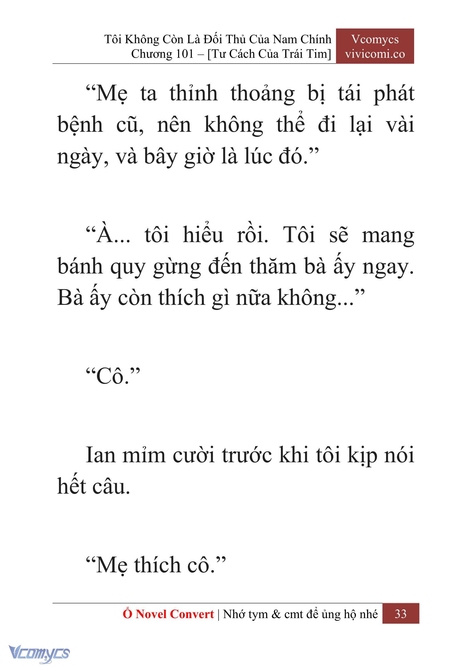 [Novel] Tôi Không Còn Là Đối Thủ Của Nam Chính Chap 101 - Trang 2