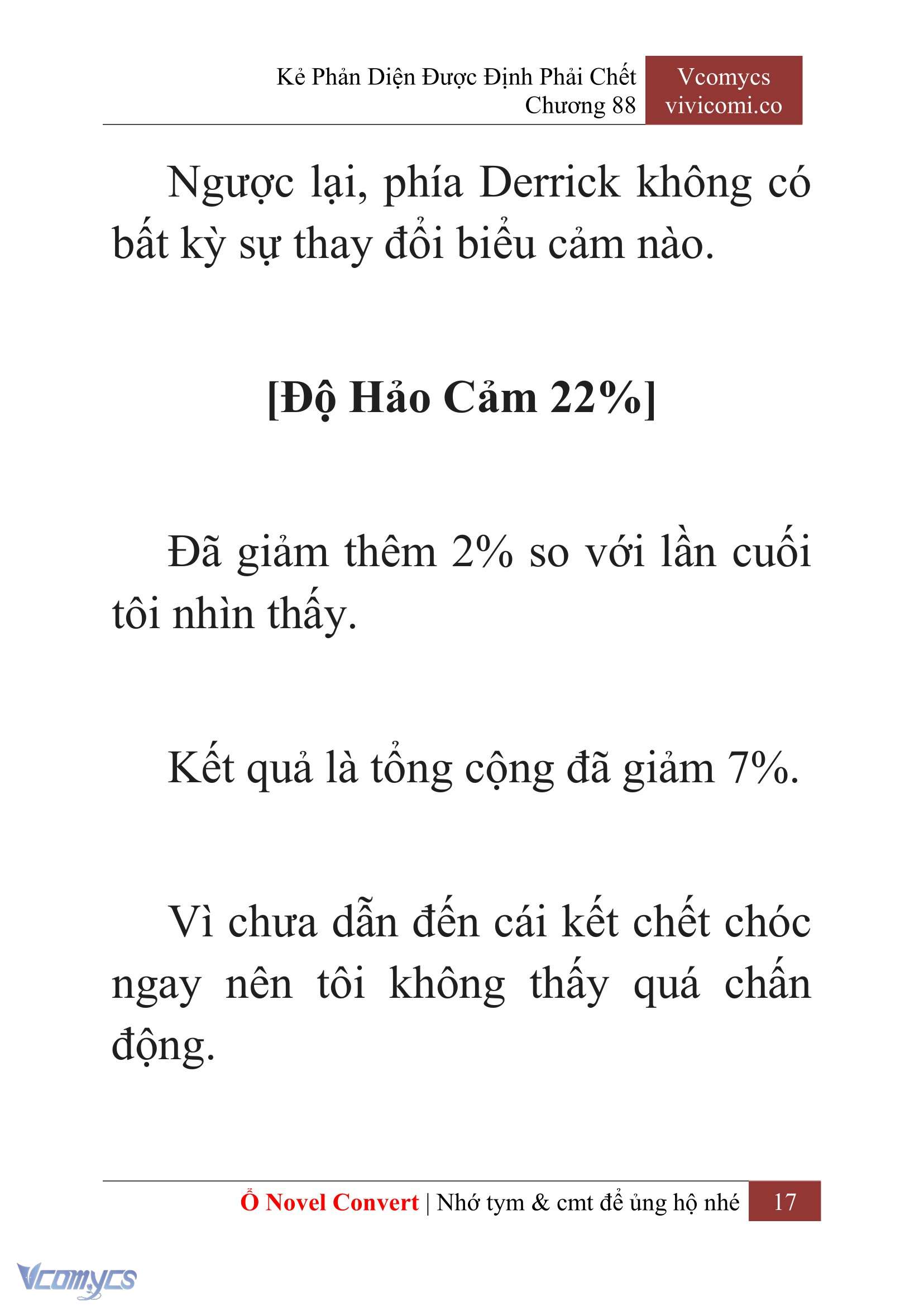 [Novel] Kẻ Phản Diện Được Định Phải Chết Chap 88 - Trang 2