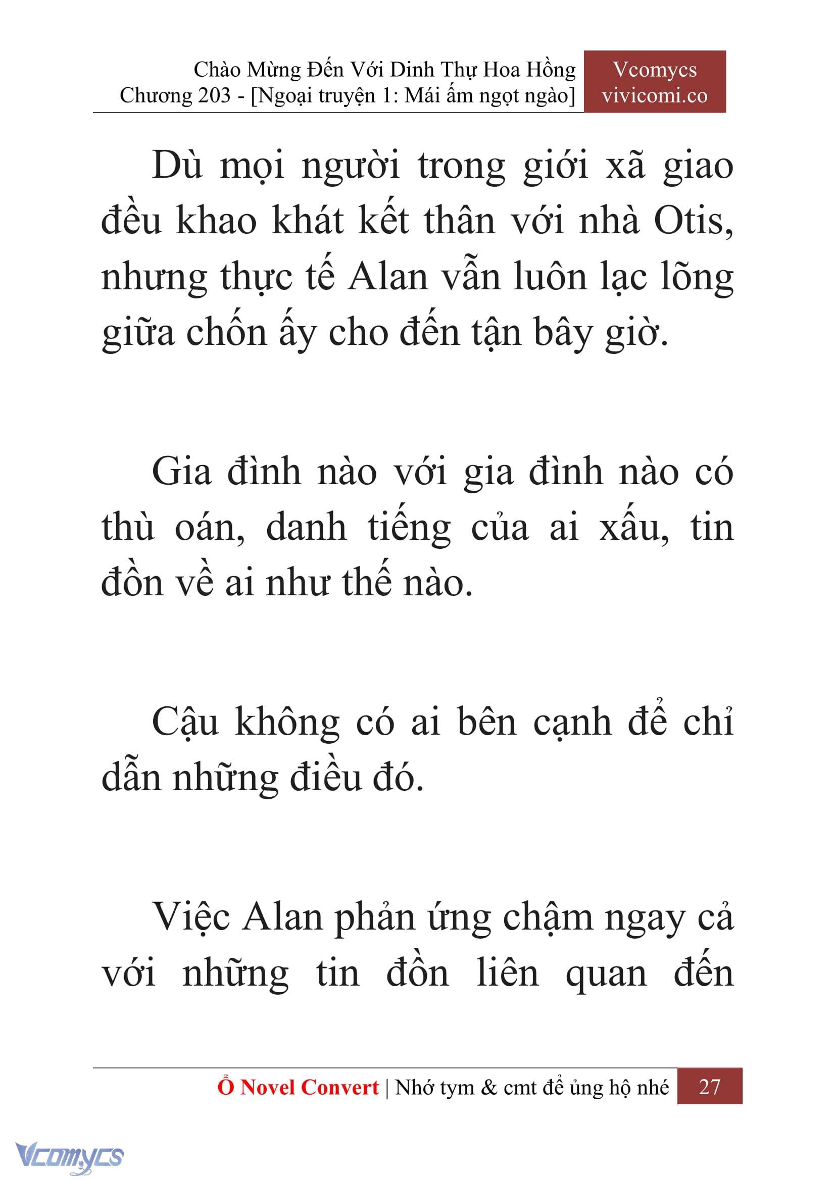 [Novel] Chào Mừng Đến Với Dinh Thự Hoa Hồng Chap 203 - Trang 2