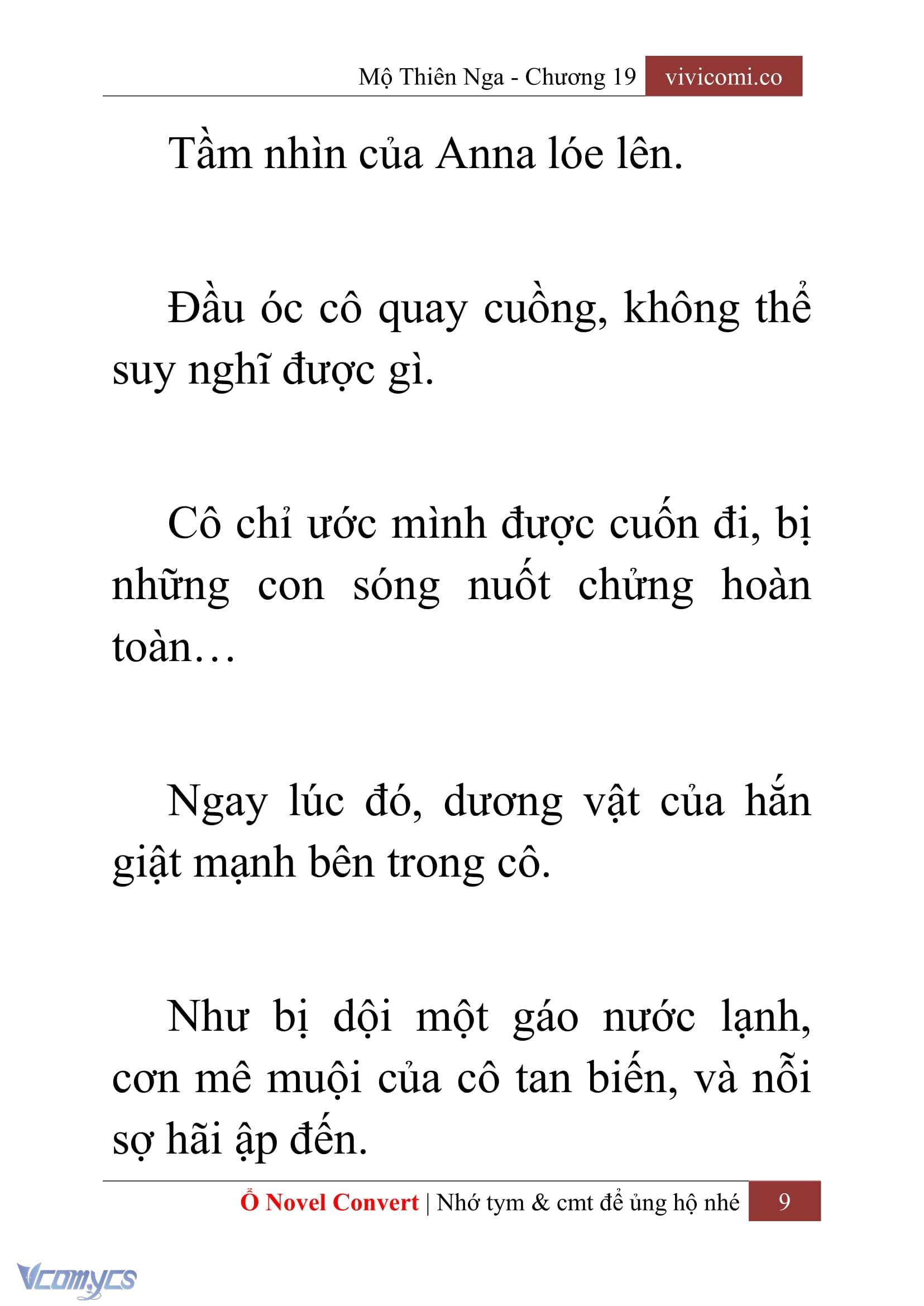 [Novel] Mộ Thiên Nga Chap 19 - Trang 2