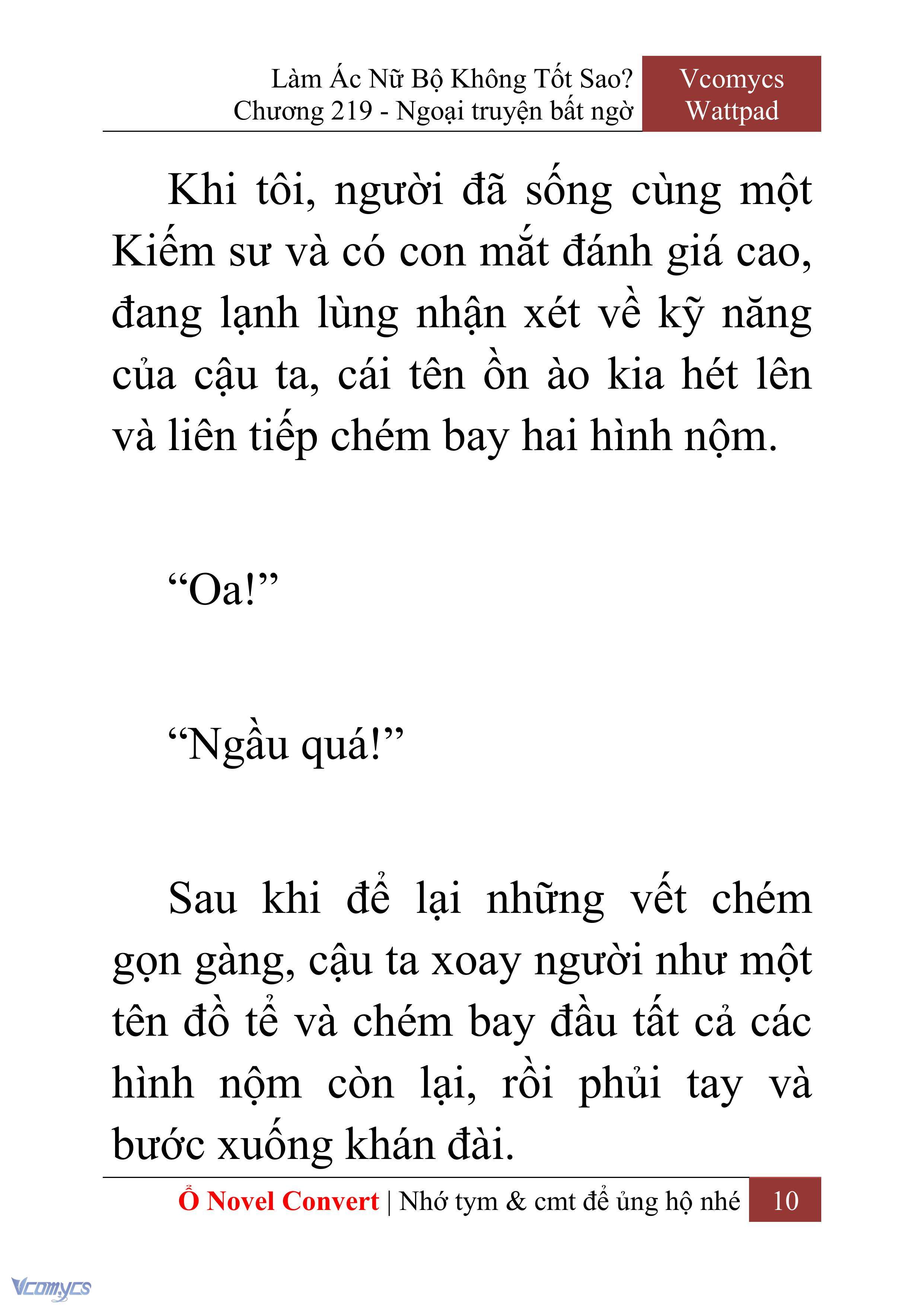 [Novel] Làm Ác Nữ Bộ Không Tốt Sao? Chap 219 - Trang 2