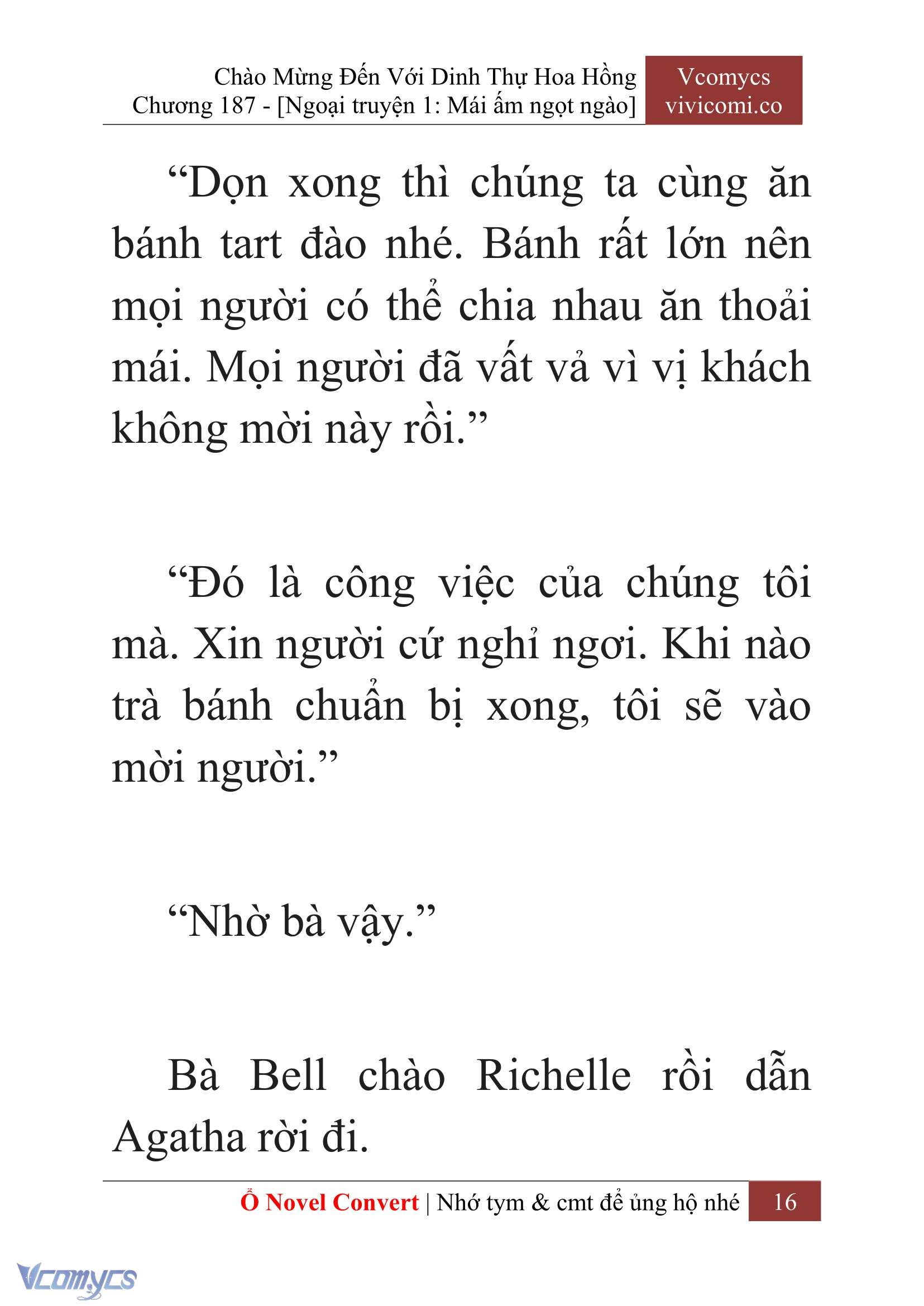 [Novel] Chào Mừng Đến Với Dinh Thự Hoa Hồng Chap 187 - Trang 2