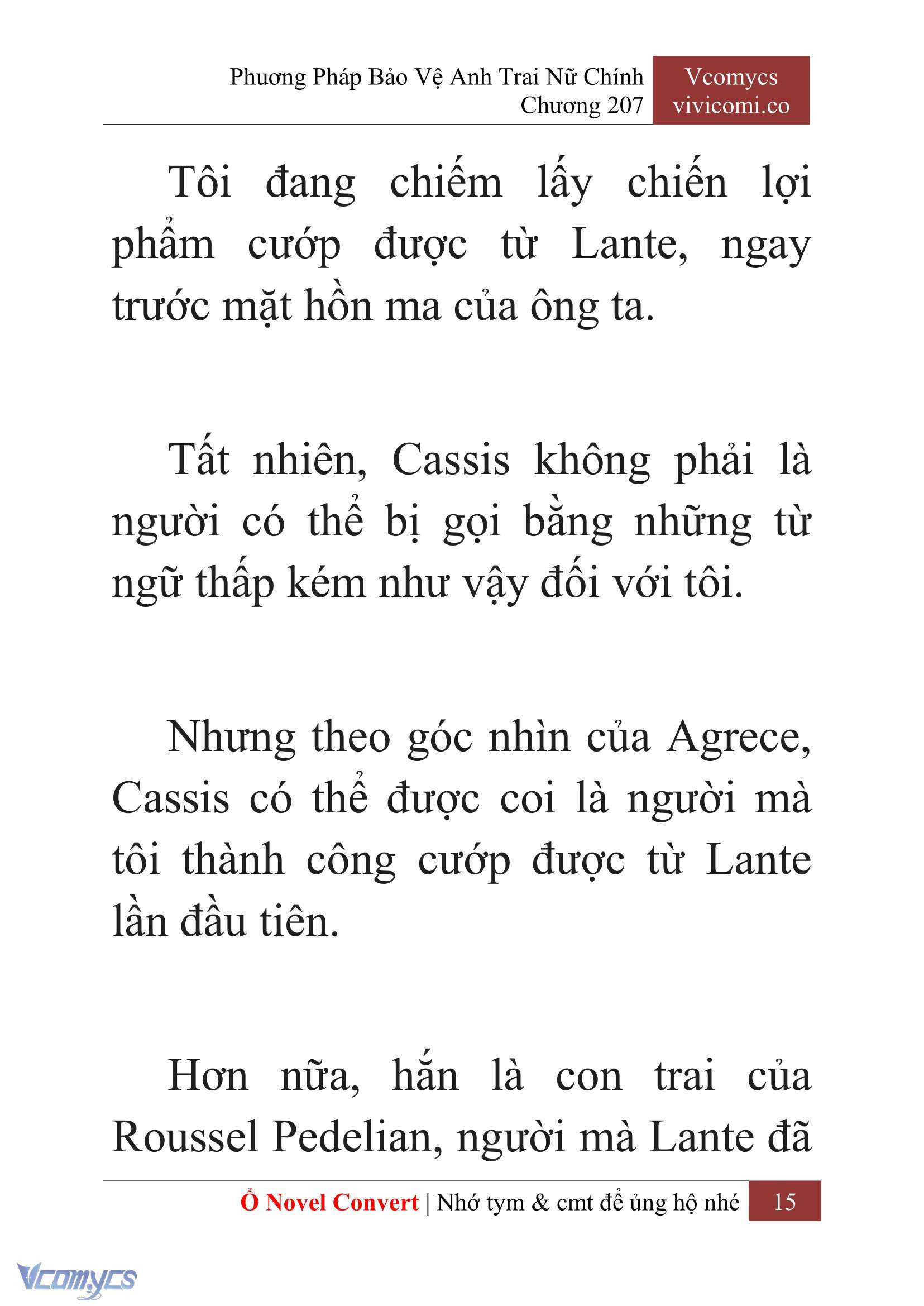 [Novel] Phương Pháp Bảo Vệ Anh Trai Nữ Chính Chap 207 - Trang 2