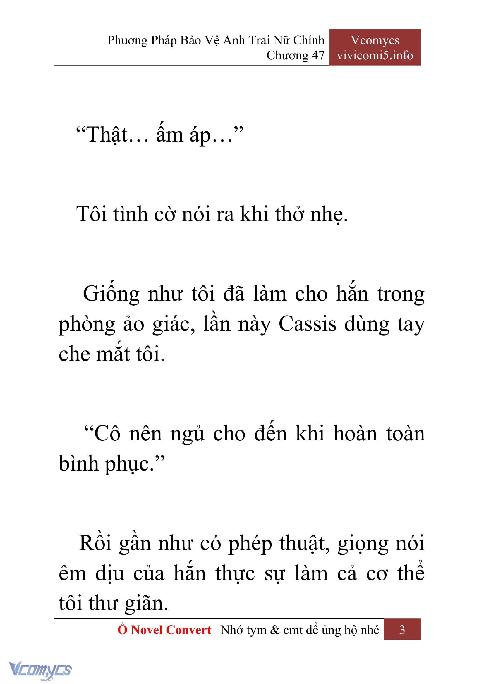 [Novel] Phương Pháp Bảo Vệ Anh Trai Nữ Chính Chap 47 - Trang 2