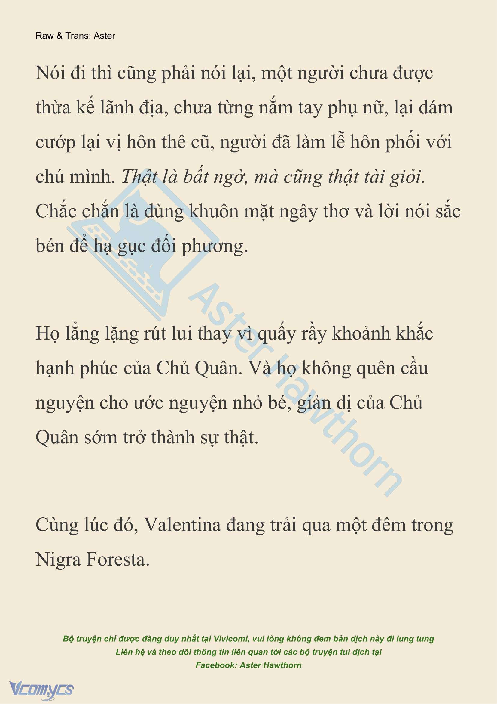 [NOVEL] Thiên Đường Của Valentina Chap 133 - Trang 2