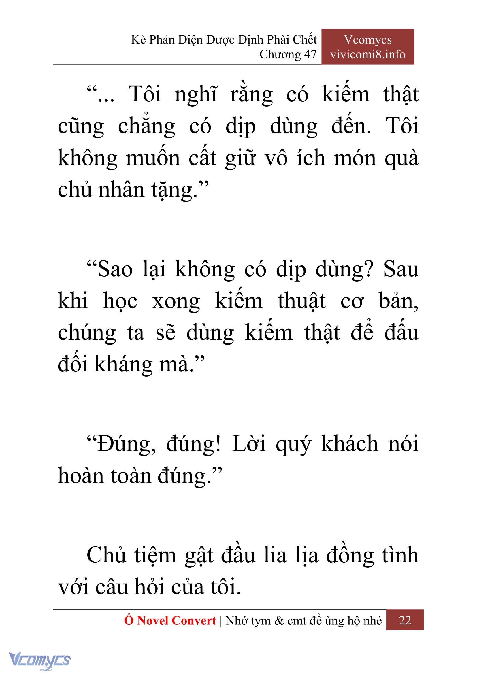 [Novel] Kẻ Phản Diện Được Định Phải Chết Chap 47 - Trang 2