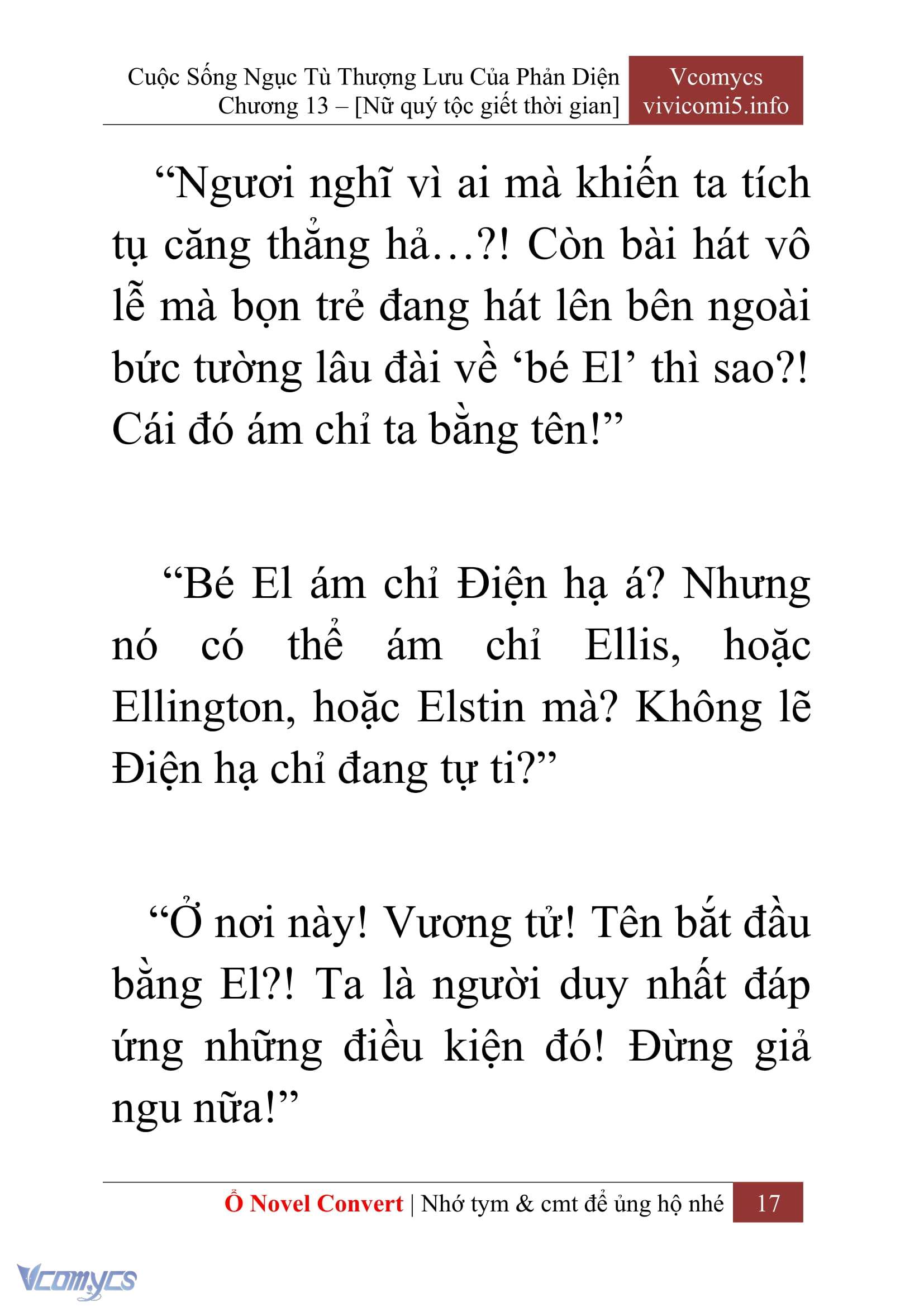 [Novel] Cuộc Sống Ngục Tù Thượng Lưu Của Nhân Vật Phản Diện Chap 13 - Trang 2