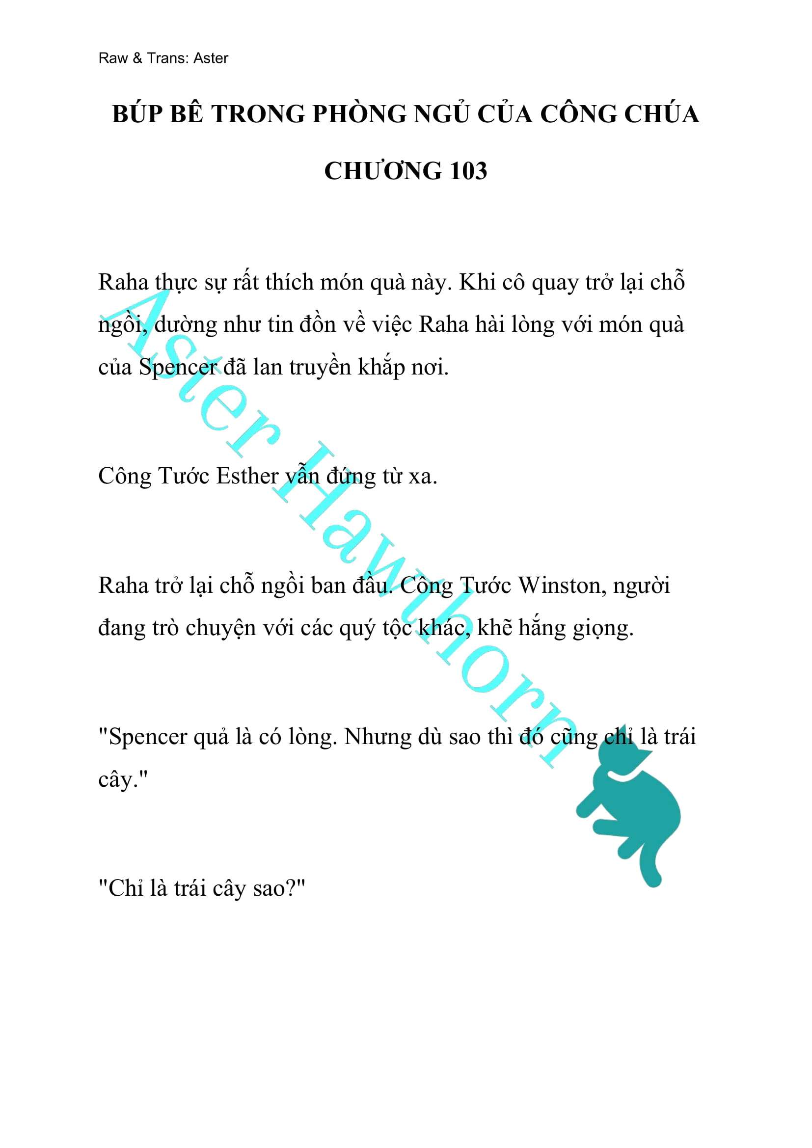 [NOVEL] Búp Bê Trong Phòng Ngủ Của Công Chúa Chap 103 - Trang 2