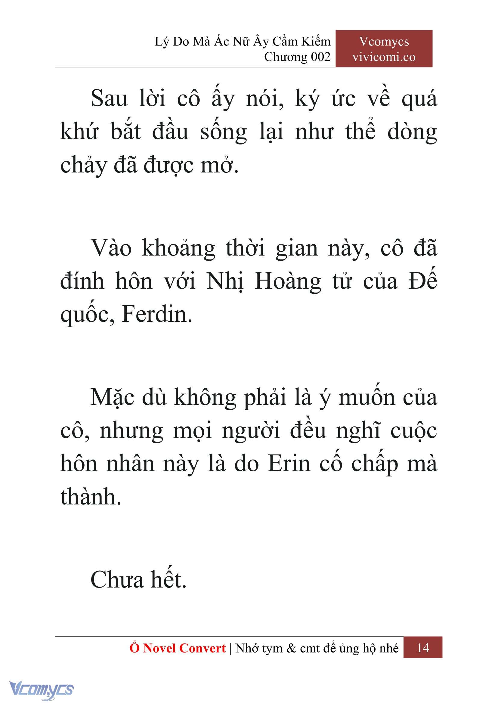 [Novel] Lý Do Mà Ác Nữ Ấy Cầm Kiếm Chap 2 - Next Chap 3