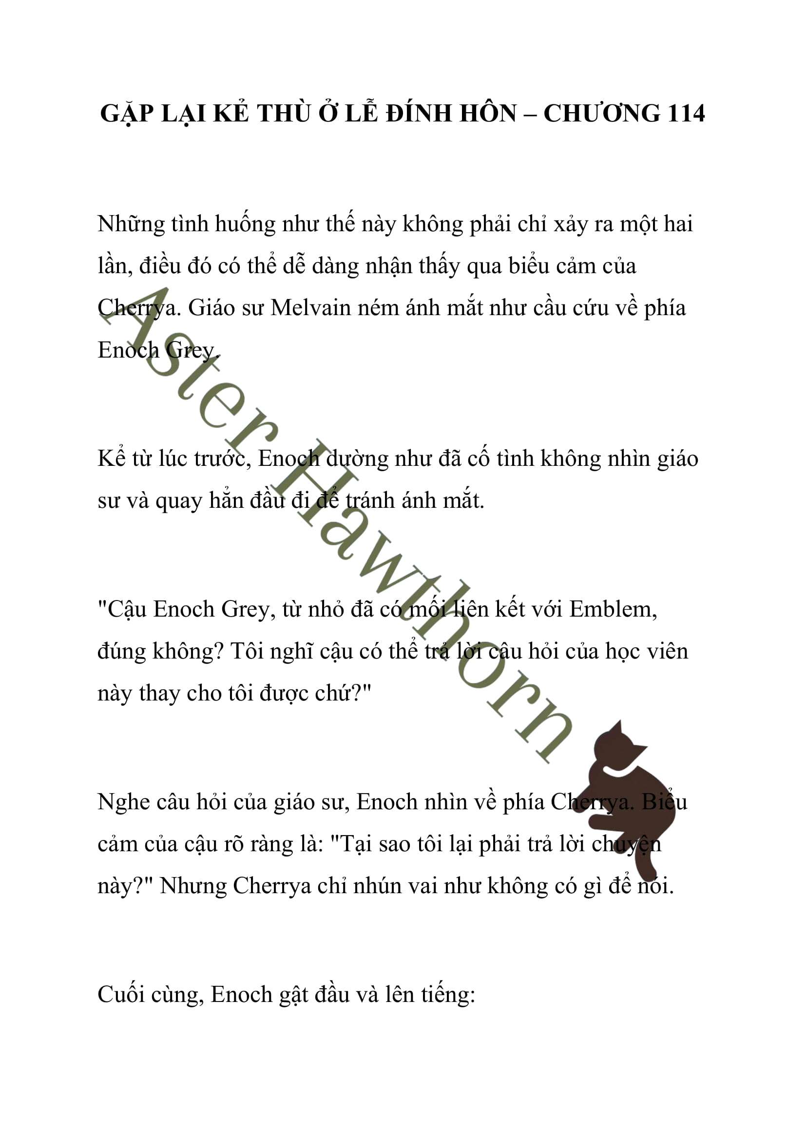 [NOVEL] Gặp Lại Kẻ Thù Ở Lễ Đính Hôn Chap 114 - Trang 2