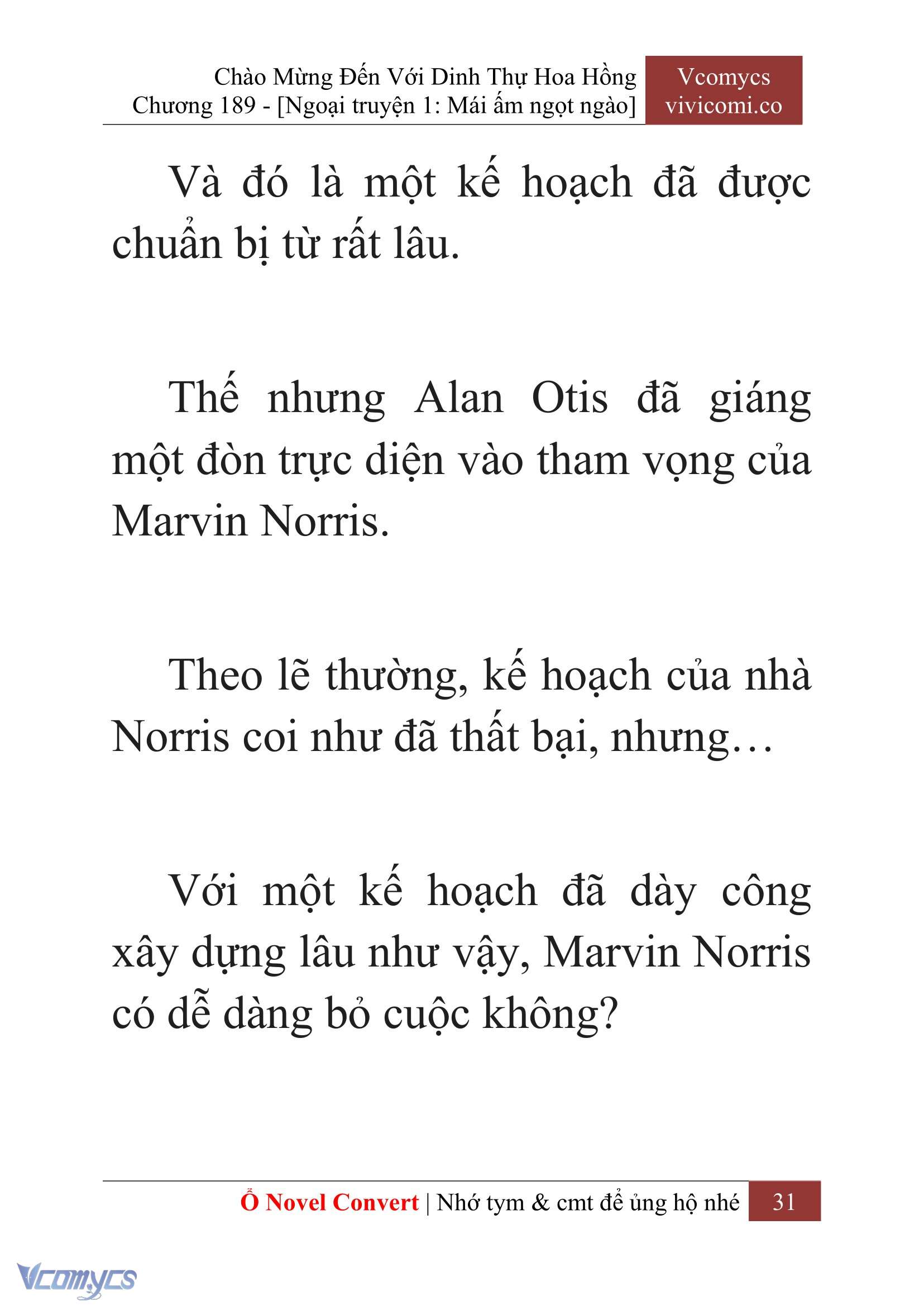 [Novel] Chào Mừng Đến Với Dinh Thự Hoa Hồng Chap 189 - Trang 2