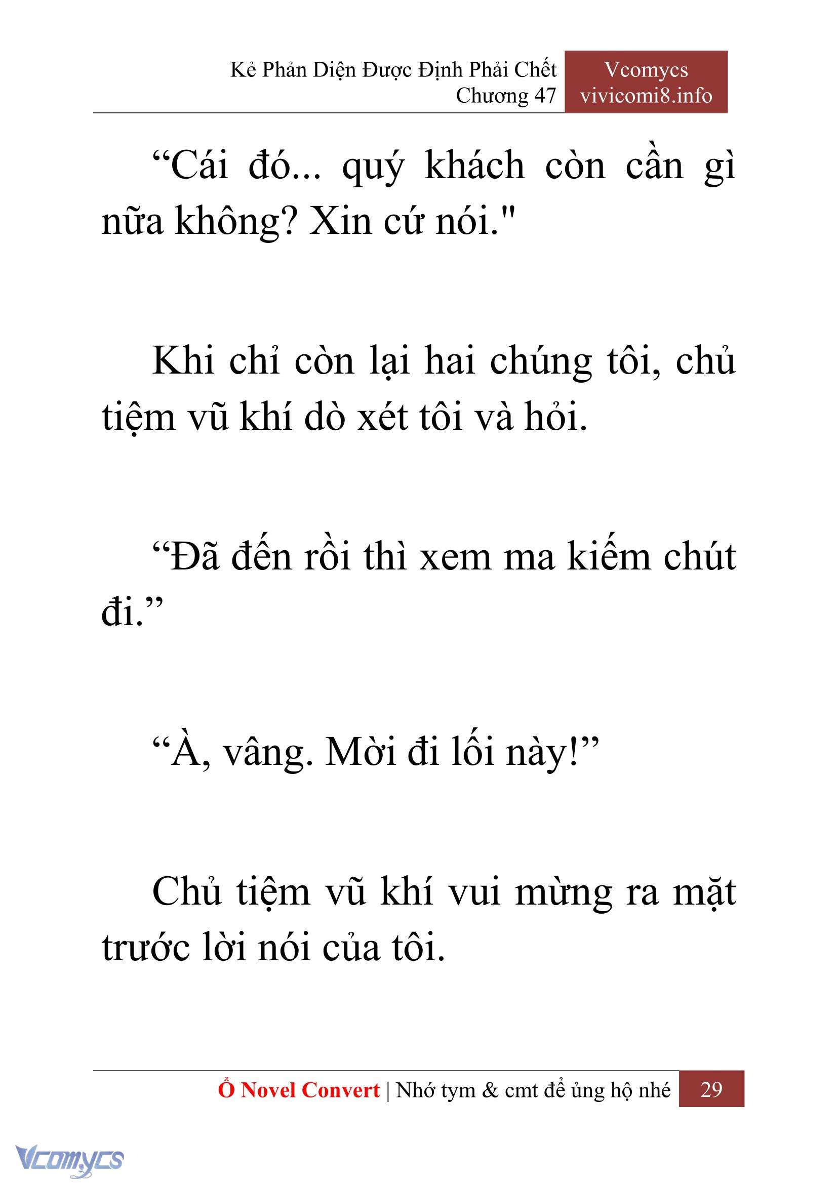 [Novel] Kẻ Phản Diện Được Định Phải Chết Chap 47 - Trang 2