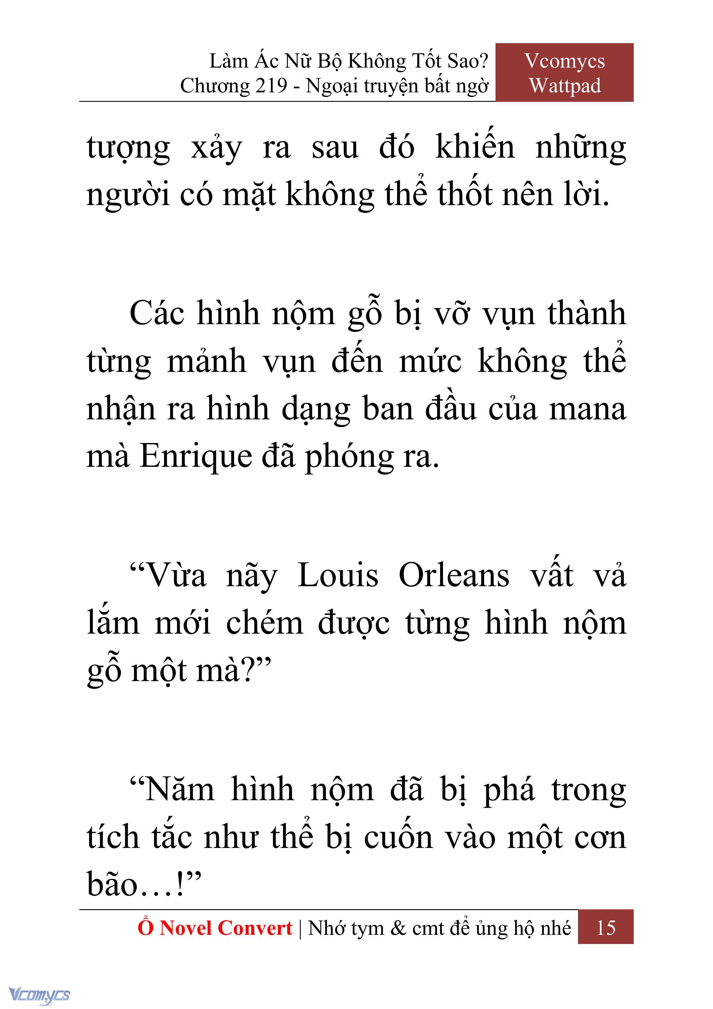 [Novel] Làm Ác Nữ Bộ Không Tốt Sao? Chap 219 - Trang 2