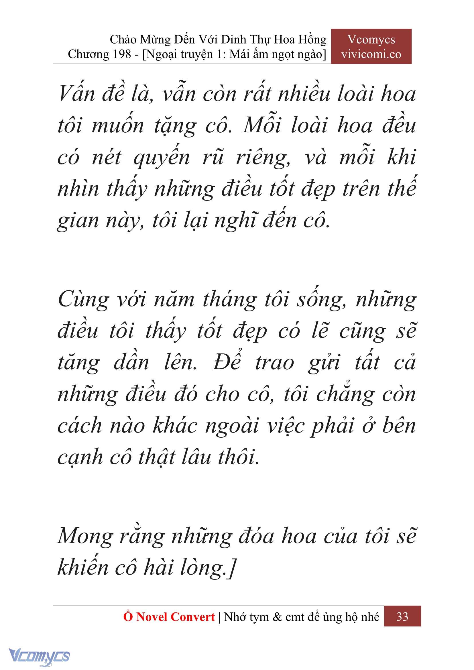 [Novel] Chào Mừng Đến Với Dinh Thự Hoa Hồng Chap 198 - Trang 2
