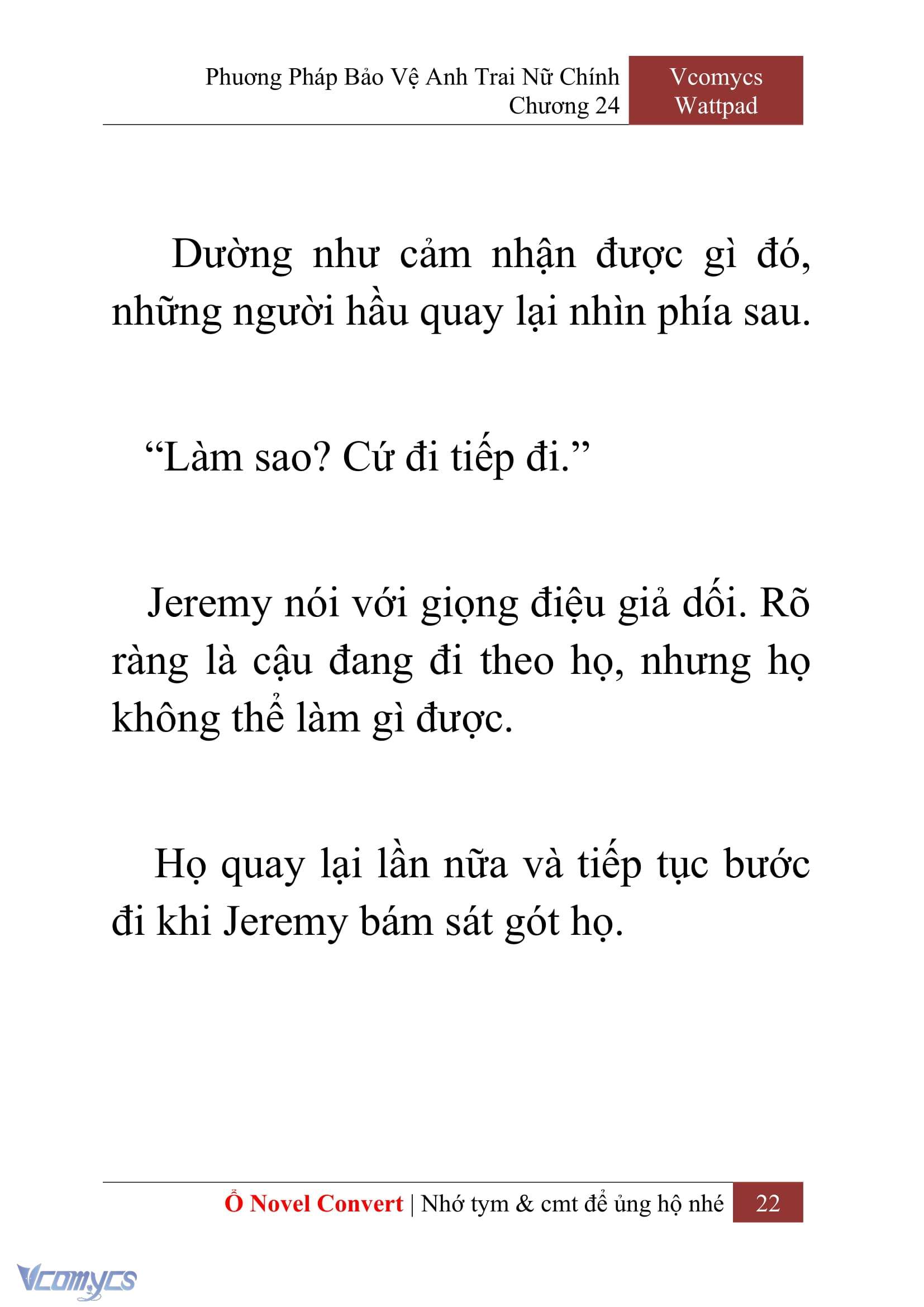 [Novel] Phương Pháp Bảo Vệ Anh Trai Nữ Chính Chap 24 - Trang 2