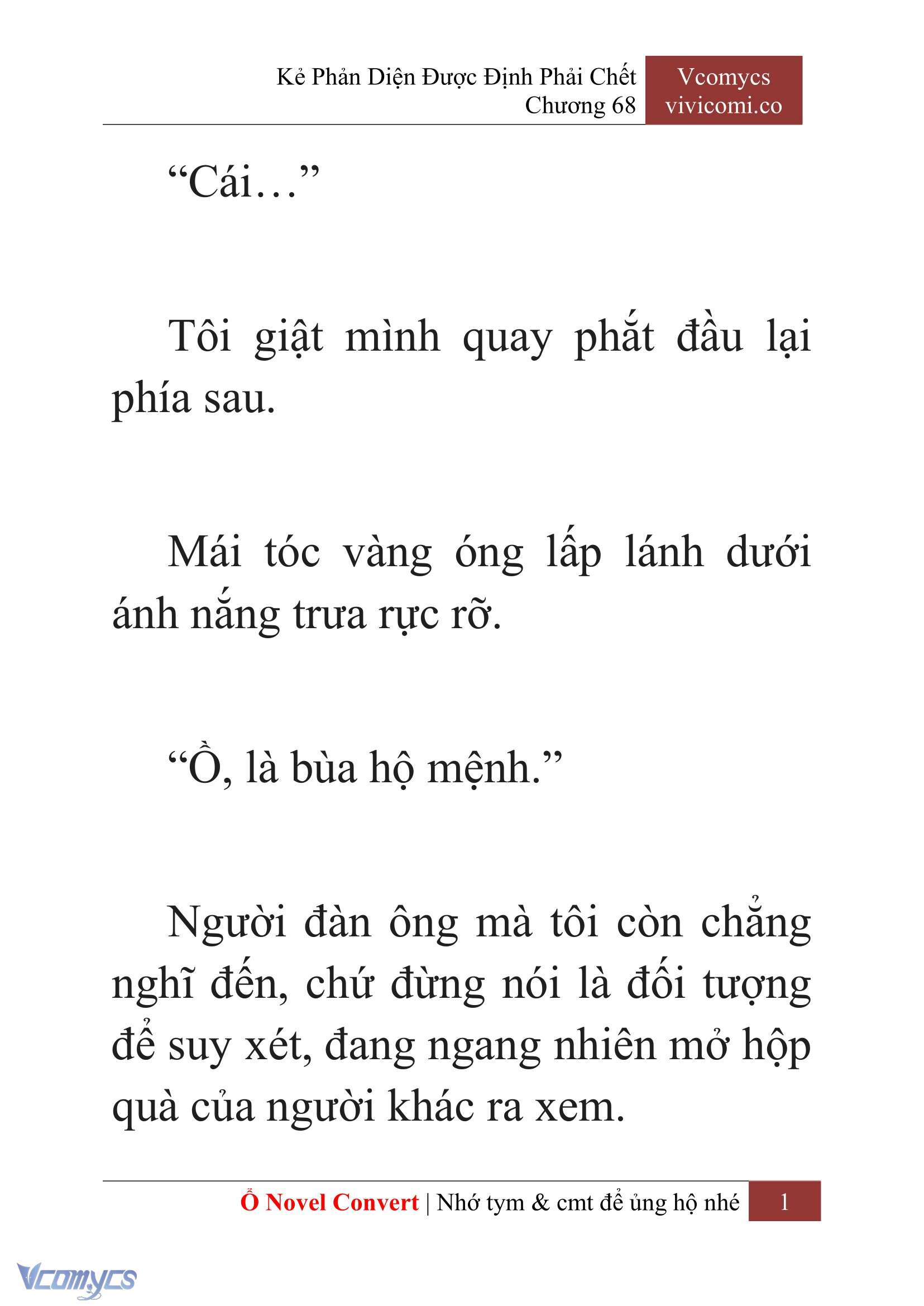 [Novel] Kẻ Phản Diện Được Định Phải Chết Chap 68 - Next Chap 69
