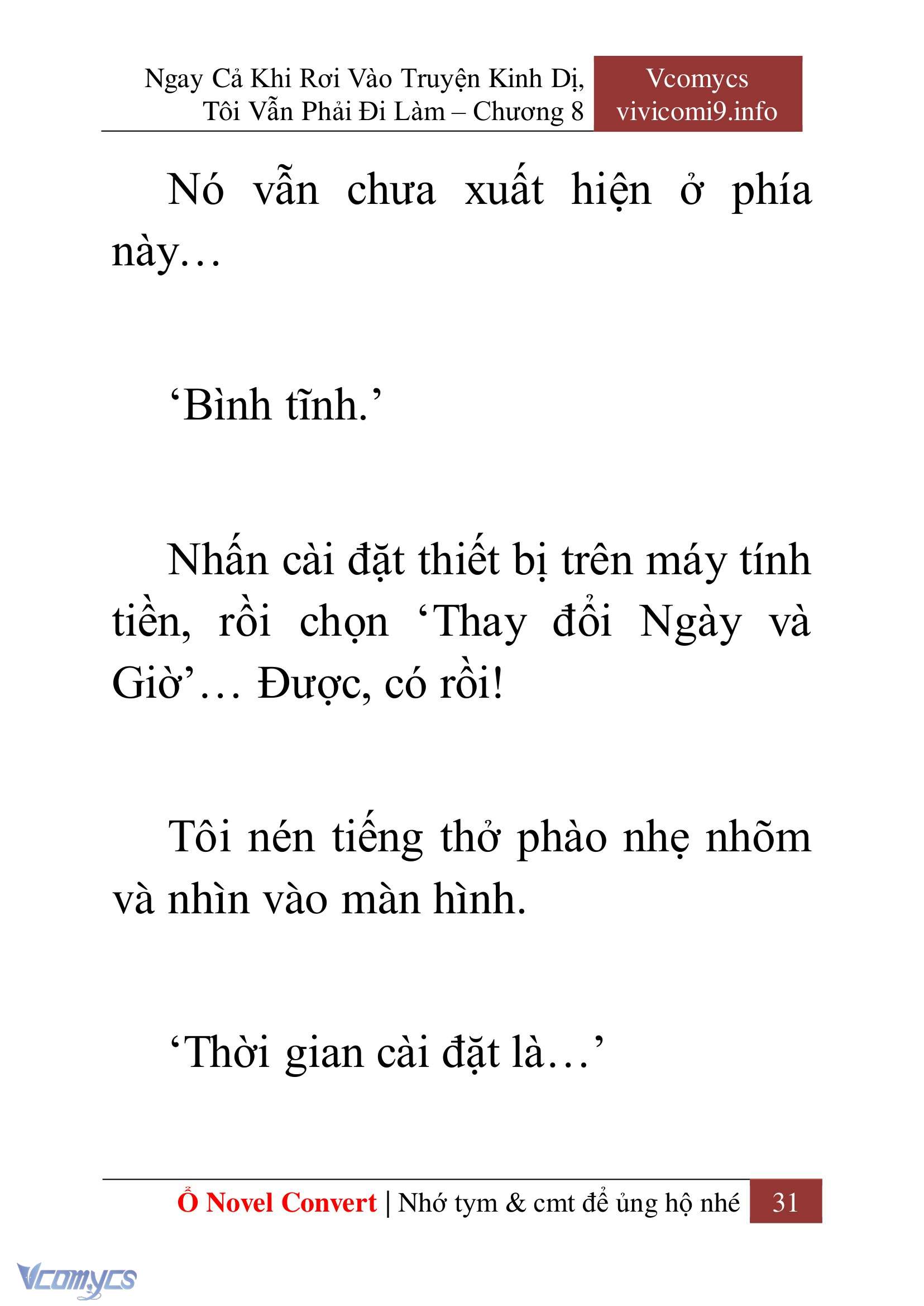 [Novel] Ngay Cả Khi Rơi Vào Truyện Kinh Dị, Tôi Vẫn Phải Đi Làm Chap 8 - Trang 2