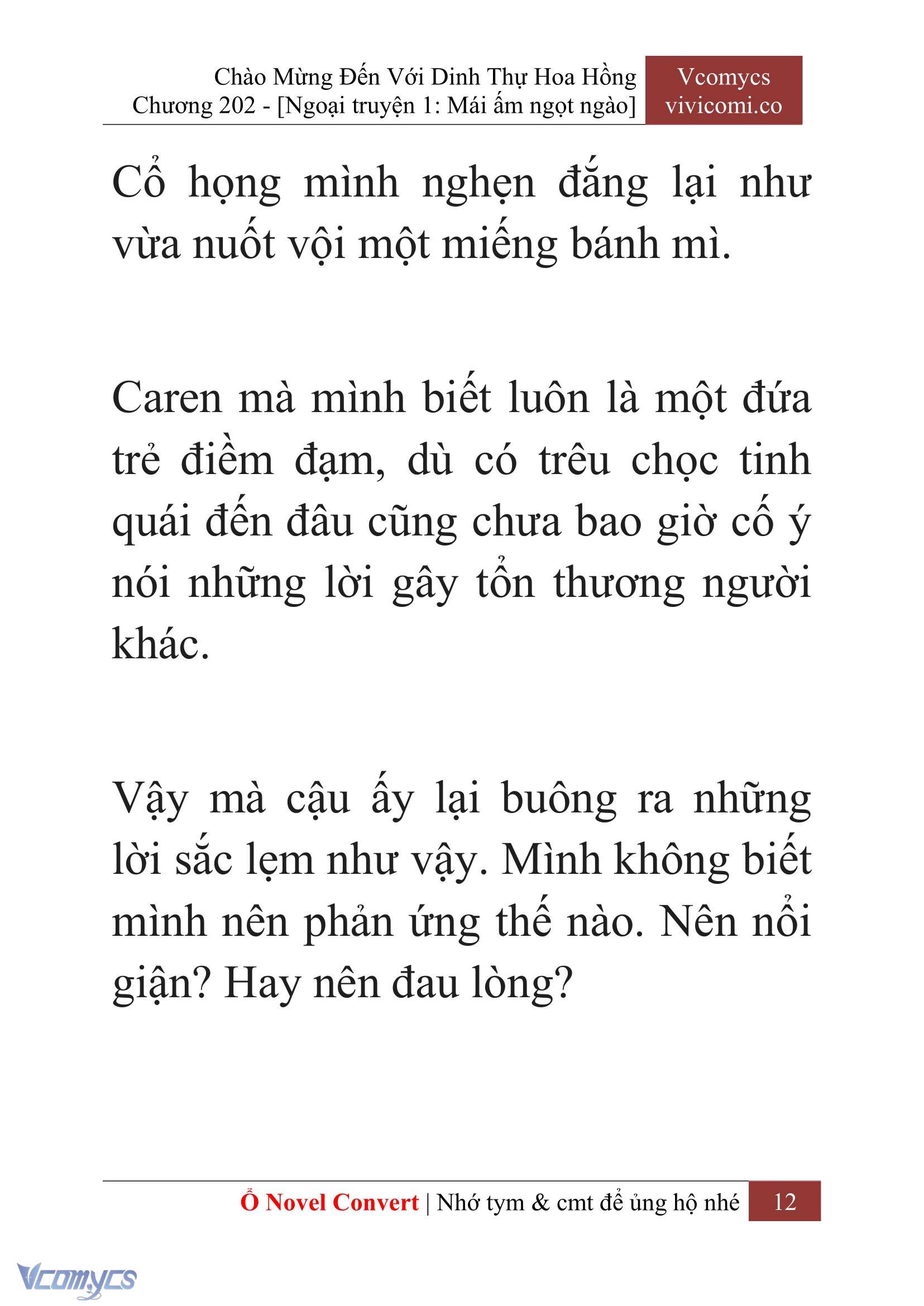 [Novel] Chào Mừng Đến Với Dinh Thự Hoa Hồng Chap 202 - Trang 2