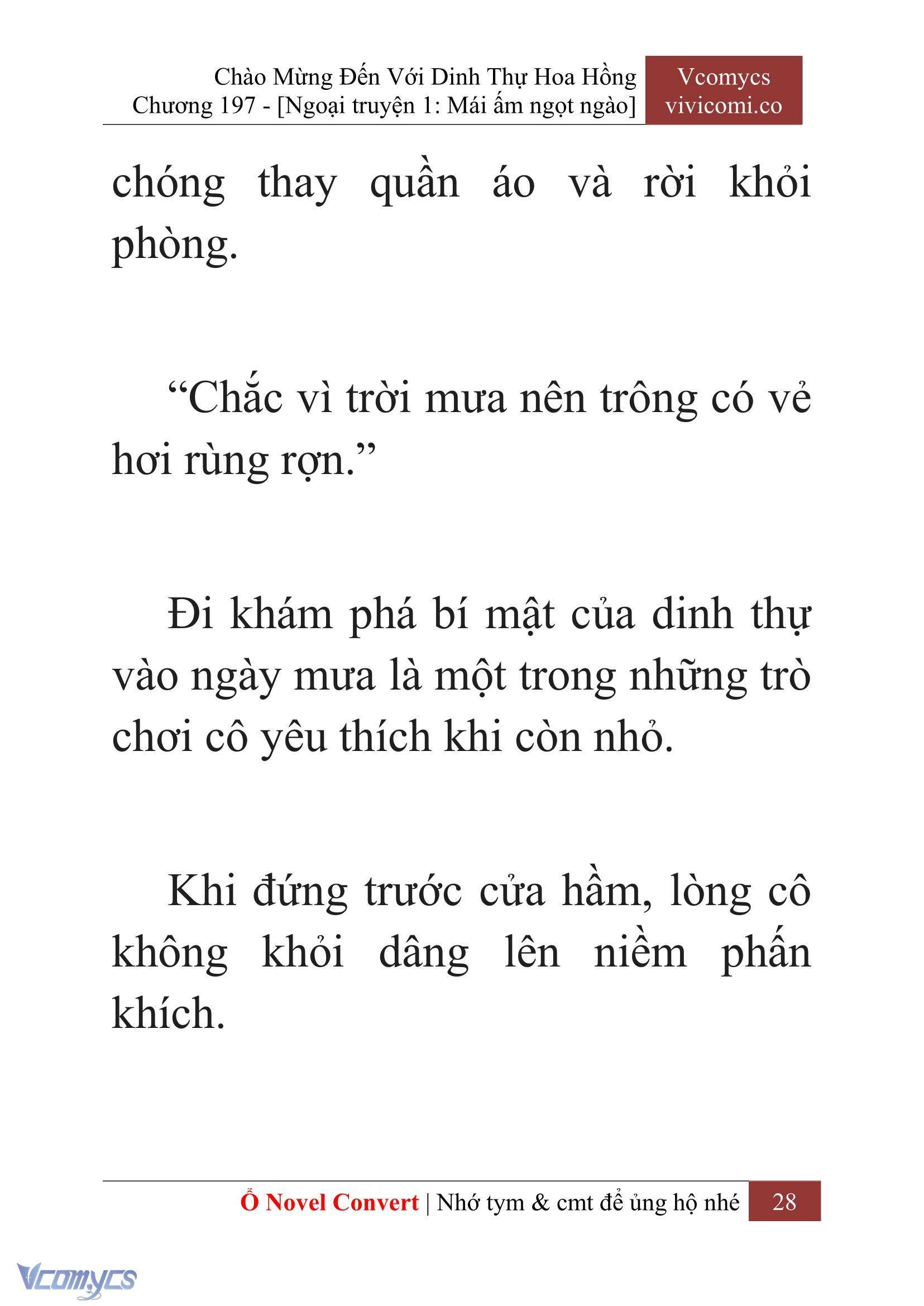 [Novel] Chào Mừng Đến Với Dinh Thự Hoa Hồng Chap 197 - Trang 2