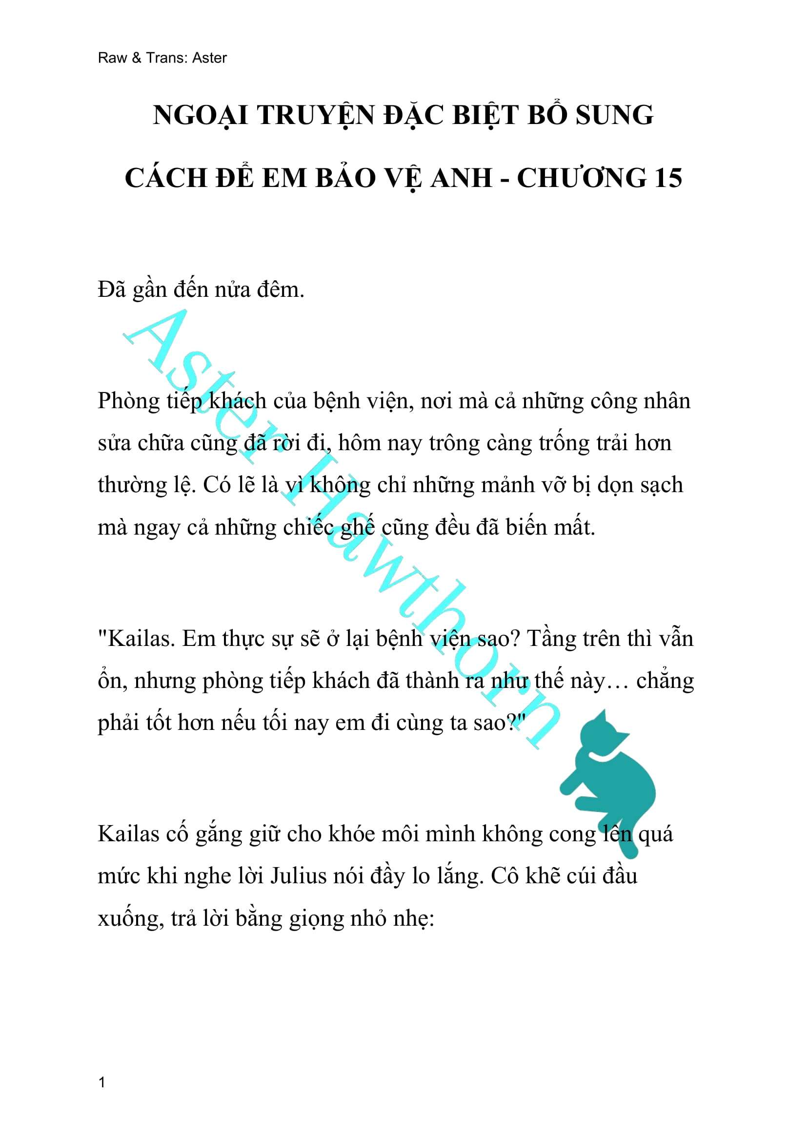 [NOVEL] Ngoại Truyện Cách Để Em Bảo Vệ Anh Chap 112 - Trang 2