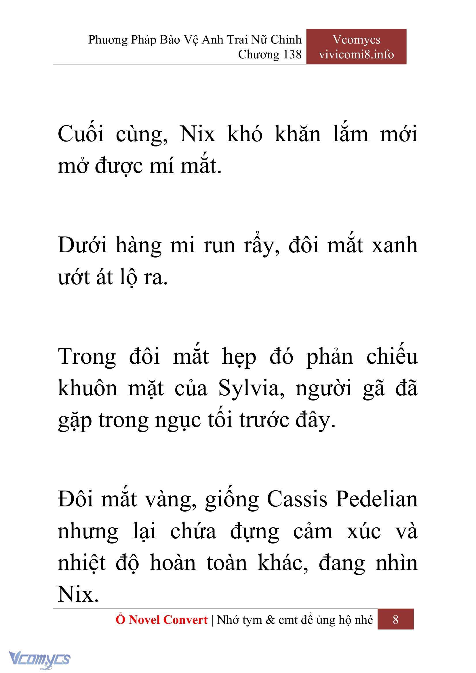 [Novel] Phương Pháp Bảo Vệ Anh Trai Nữ Chính Chap 138 - Trang 2