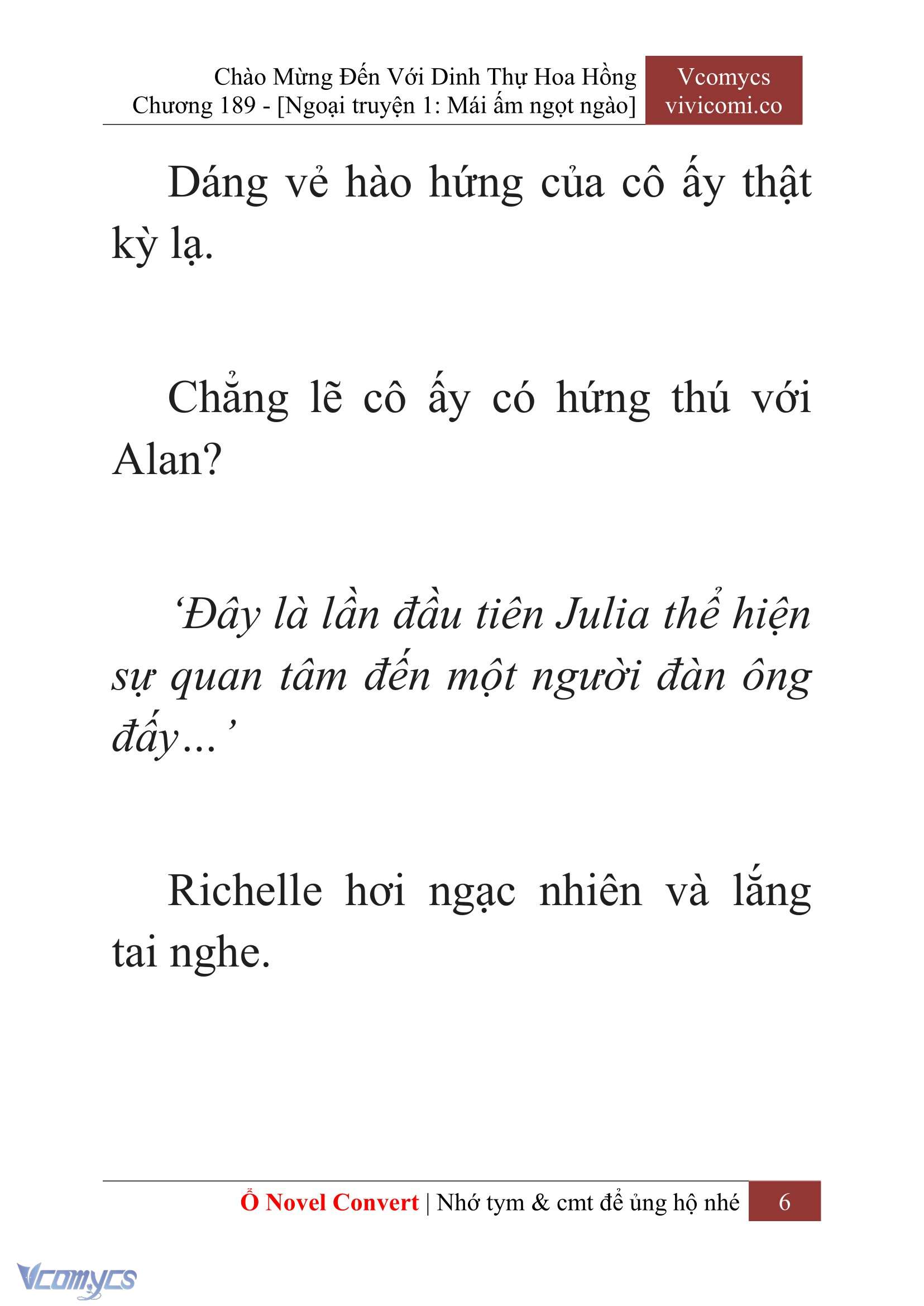 [Novel] Chào Mừng Đến Với Dinh Thự Hoa Hồng Chap 189 - Trang 2