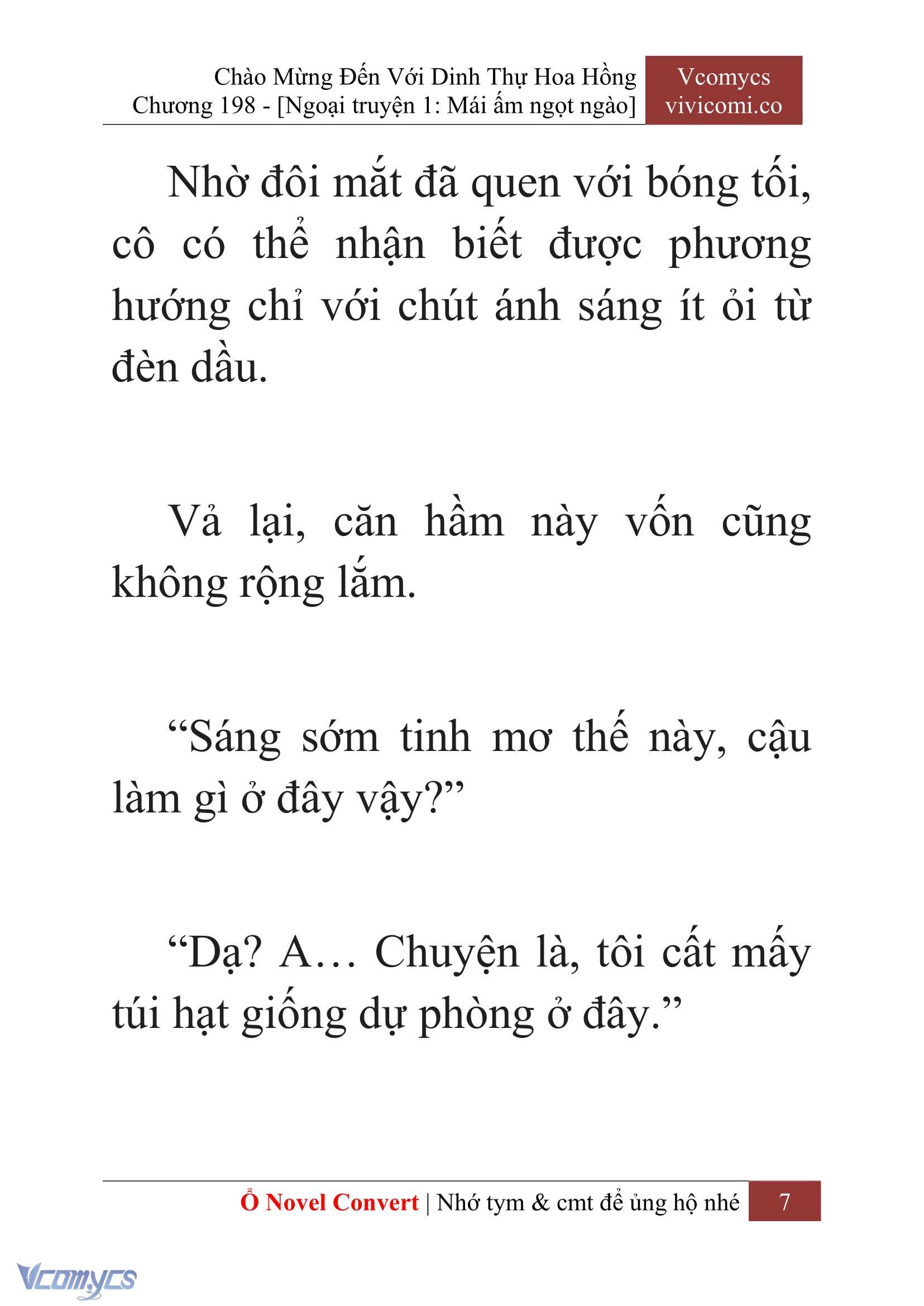 [Novel] Chào Mừng Đến Với Dinh Thự Hoa Hồng Chap 198 - Trang 2