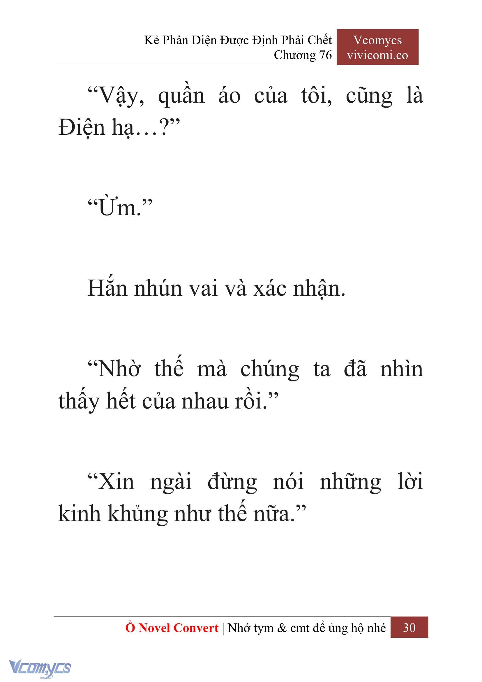 [Novel] Kẻ Phản Diện Được Định Phải Chết Chap 76 - Next Chap 77