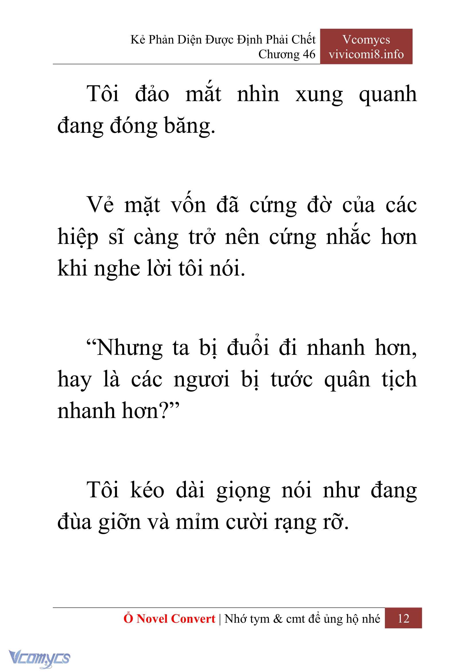 [Novel] Kẻ Phản Diện Được Định Phải Chết Chap 46 - Trang 2