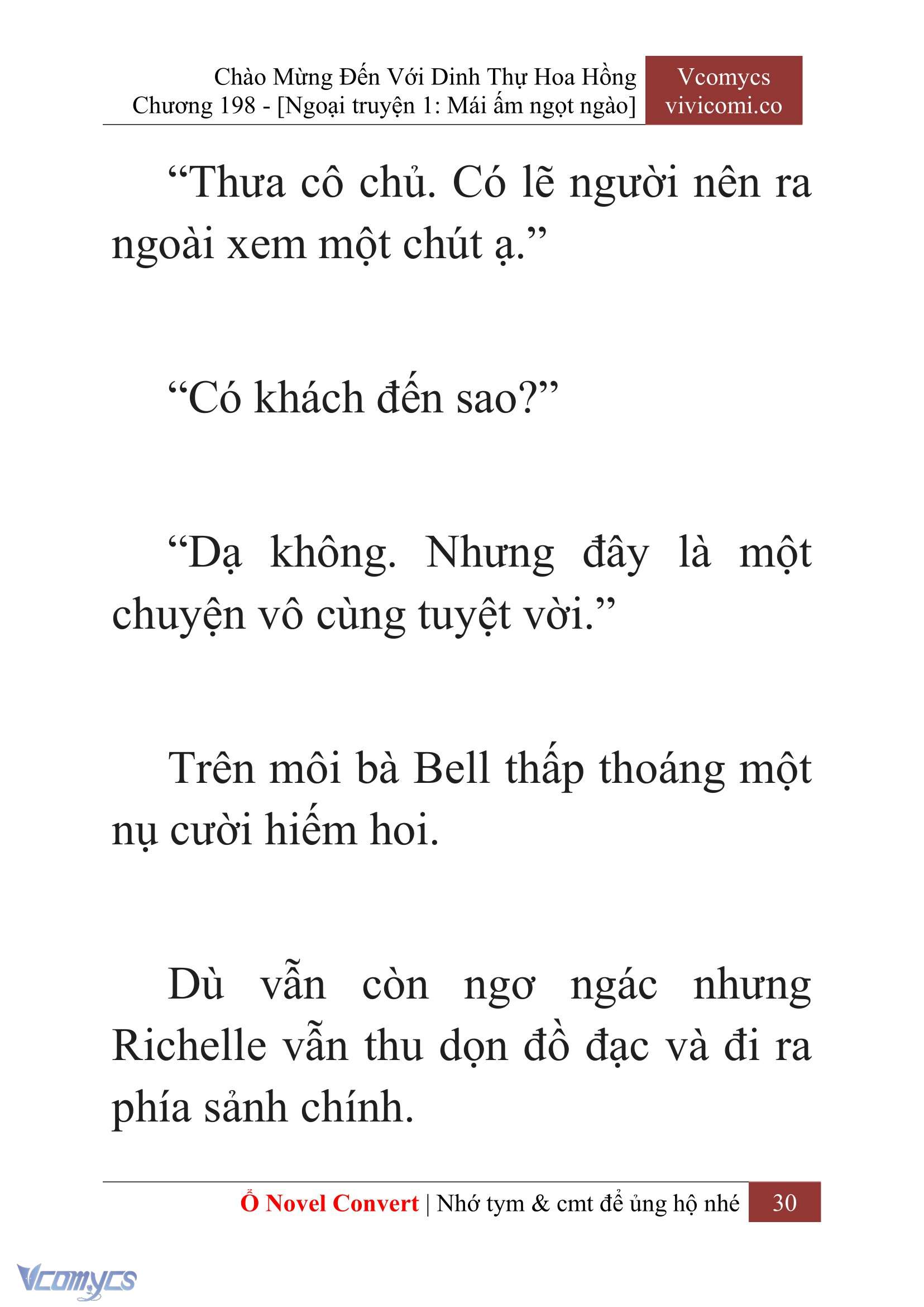 [Novel] Chào Mừng Đến Với Dinh Thự Hoa Hồng Chap 198 - Trang 2