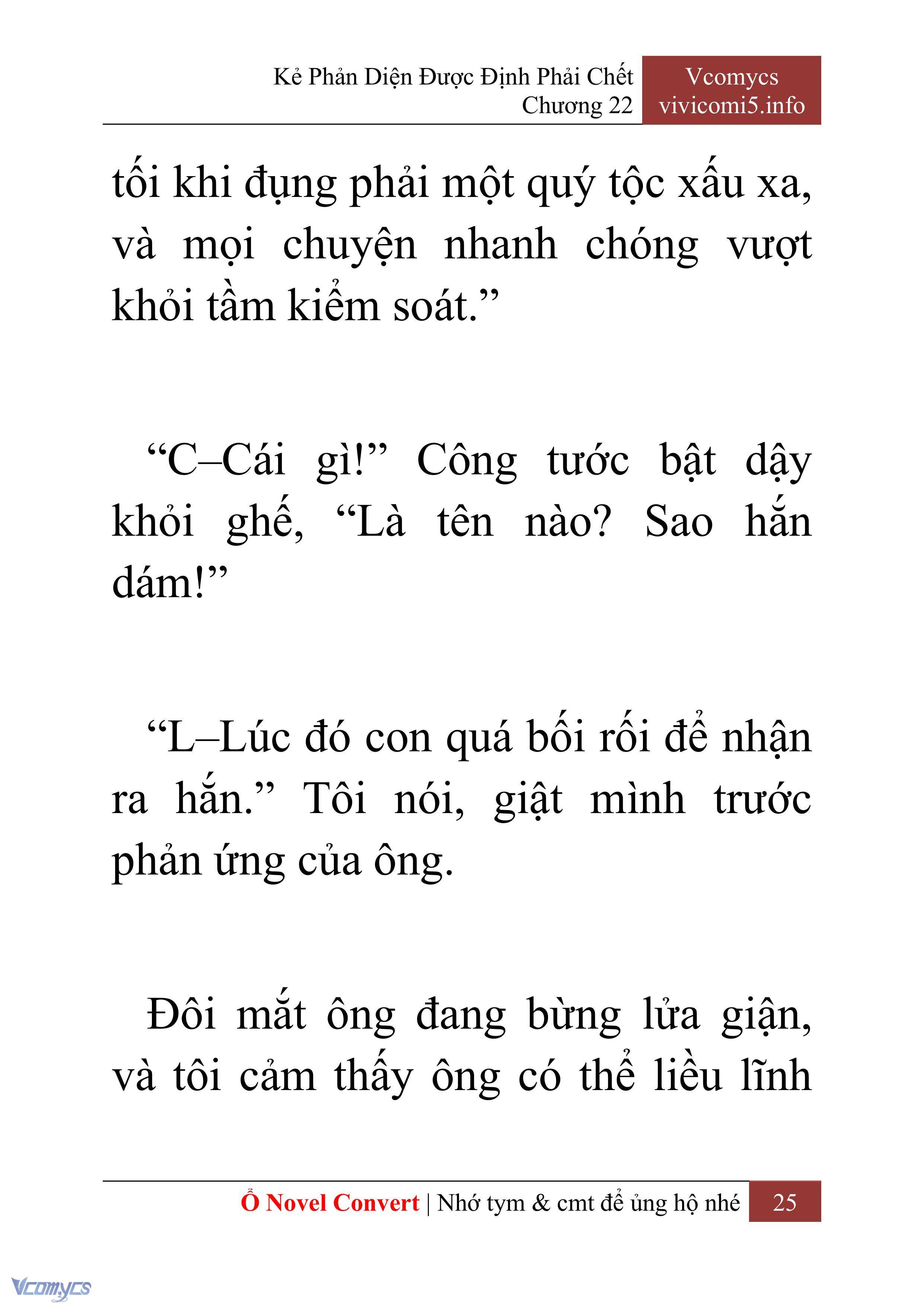 [Novel] Kẻ Phản Diện Được Định Phải Chết Chap 22 - Trang 2