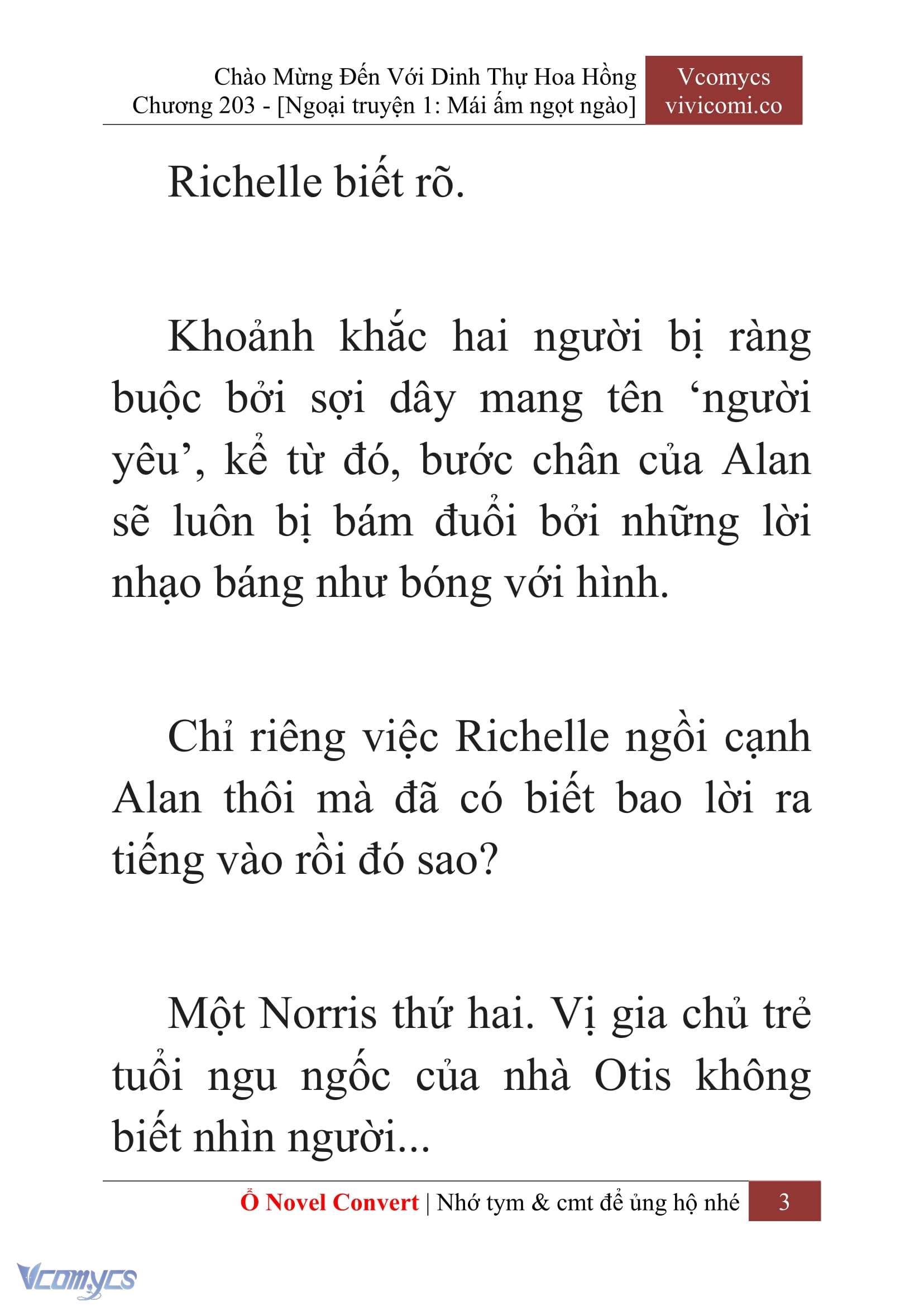 [Novel] Chào Mừng Đến Với Dinh Thự Hoa Hồng Chap 203 - Trang 2