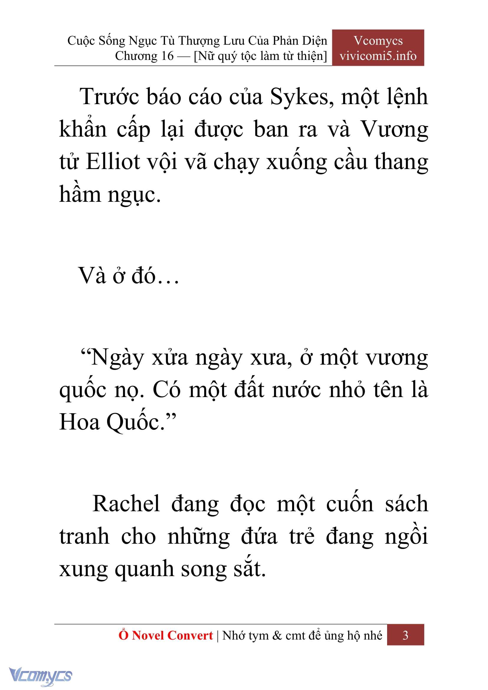 [Novel] Cuộc Sống Ngục Tù Thượng Lưu Của Nhân Vật Phản Diện Chap 16 - Trang 2
