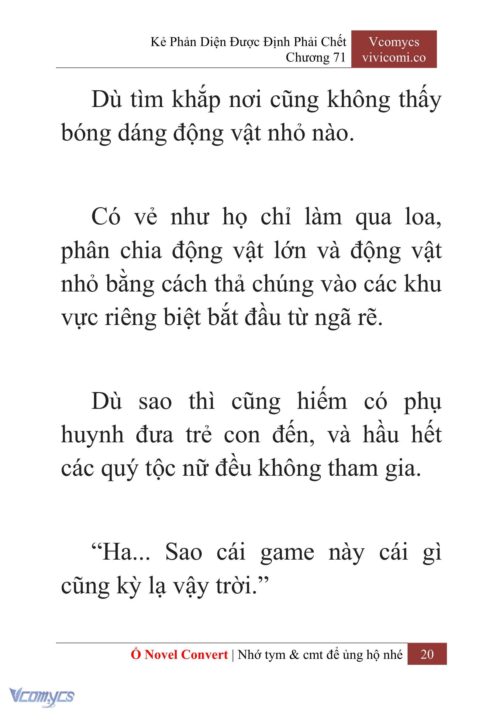 [Novel] Kẻ Phản Diện Được Định Phải Chết Chap 71 - Next Chap 72