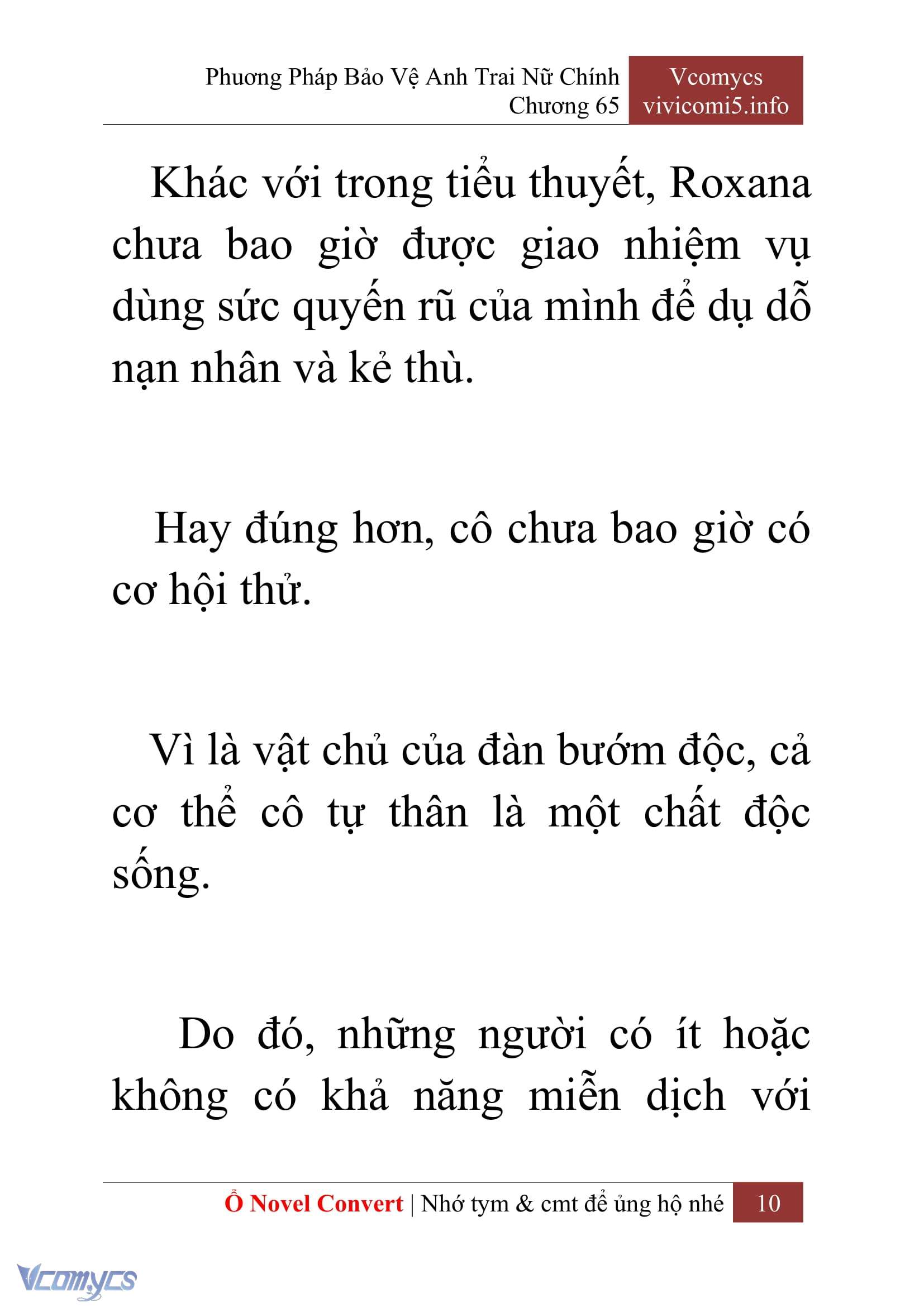 [Novel] Phương Pháp Bảo Vệ Anh Trai Nữ Chính Chap 65 - Trang 2