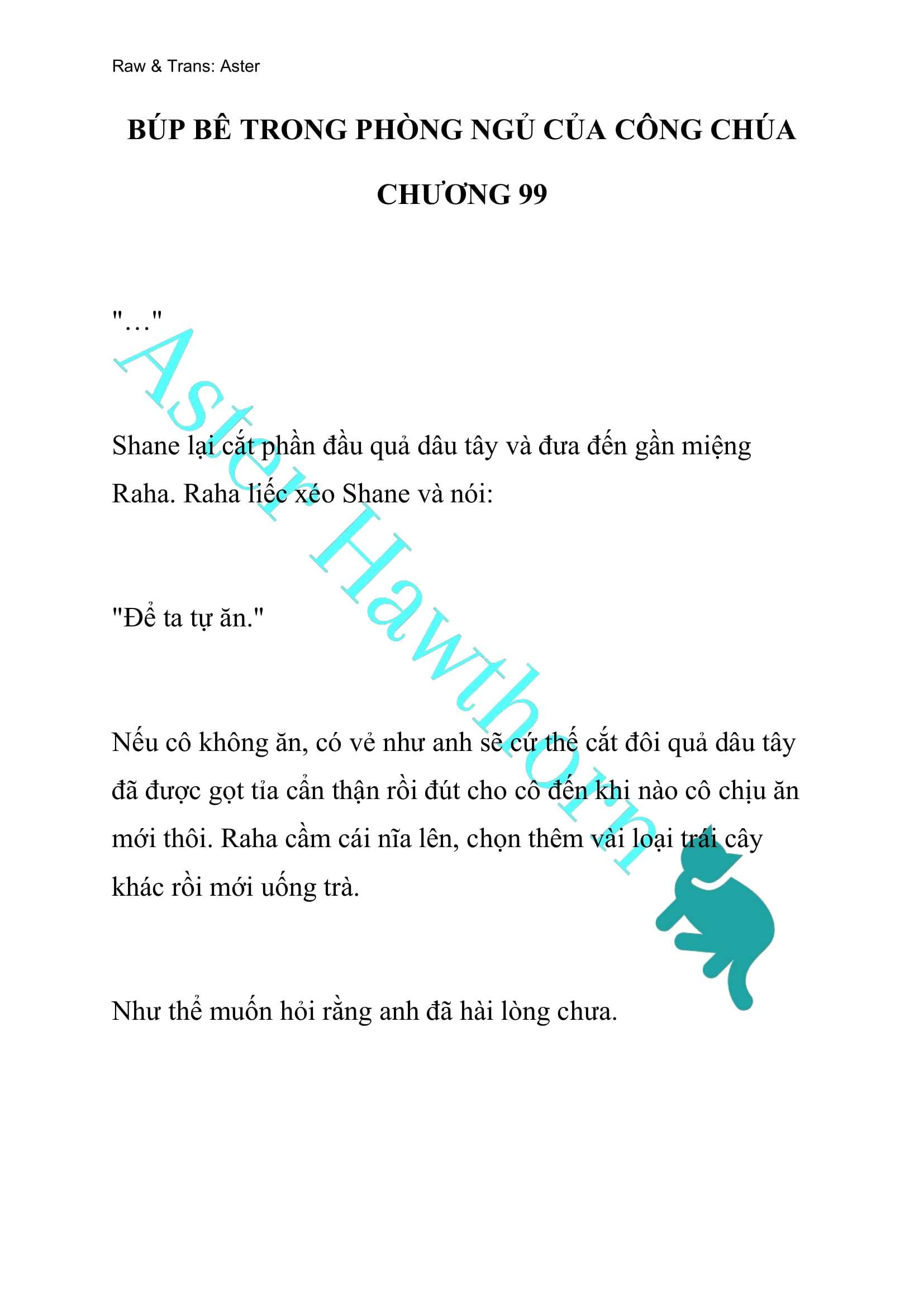 [NOVEL] Búp Bê Trong Phòng Ngủ Của Công Chúa Chap 99 - Trang 2