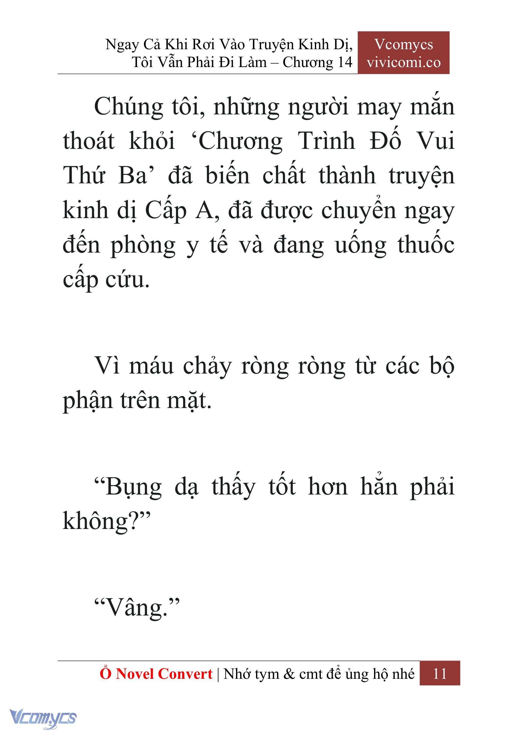 [Novel] Ngay Cả Khi Rơi Vào Truyện Kinh Dị, Tôi Vẫn Phải Đi Làm Chap 14 - Trang 2