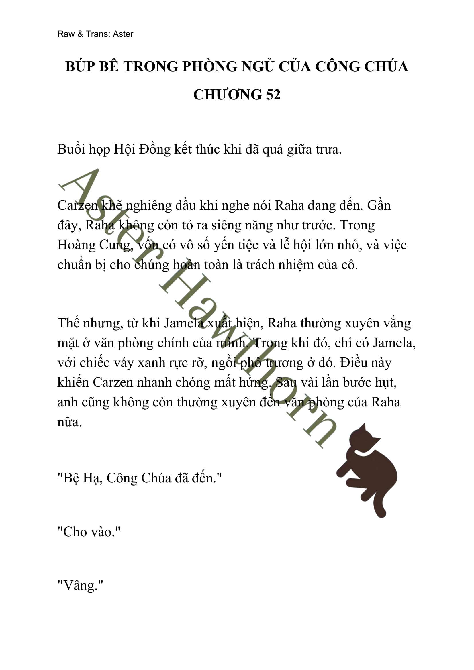 [NOVEL] Búp Bê Trong Phòng Ngủ Của Công Chúa Chap 52 - Trang 2